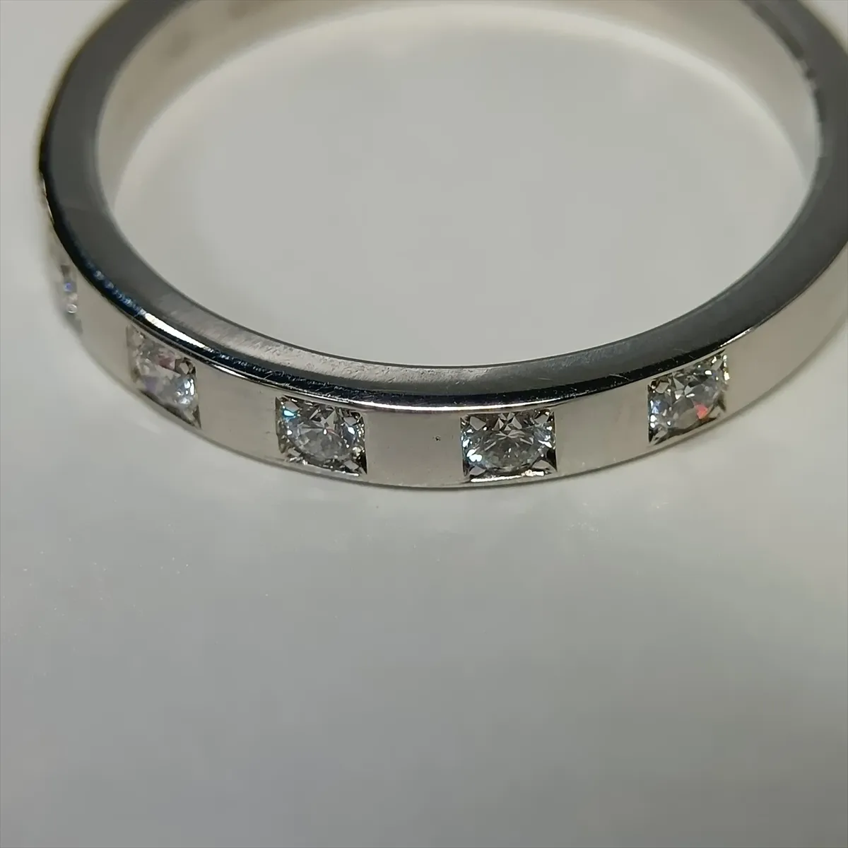 Marry Me 5P Diamond Ring Pt950 4.6g PM7H2M — view 5