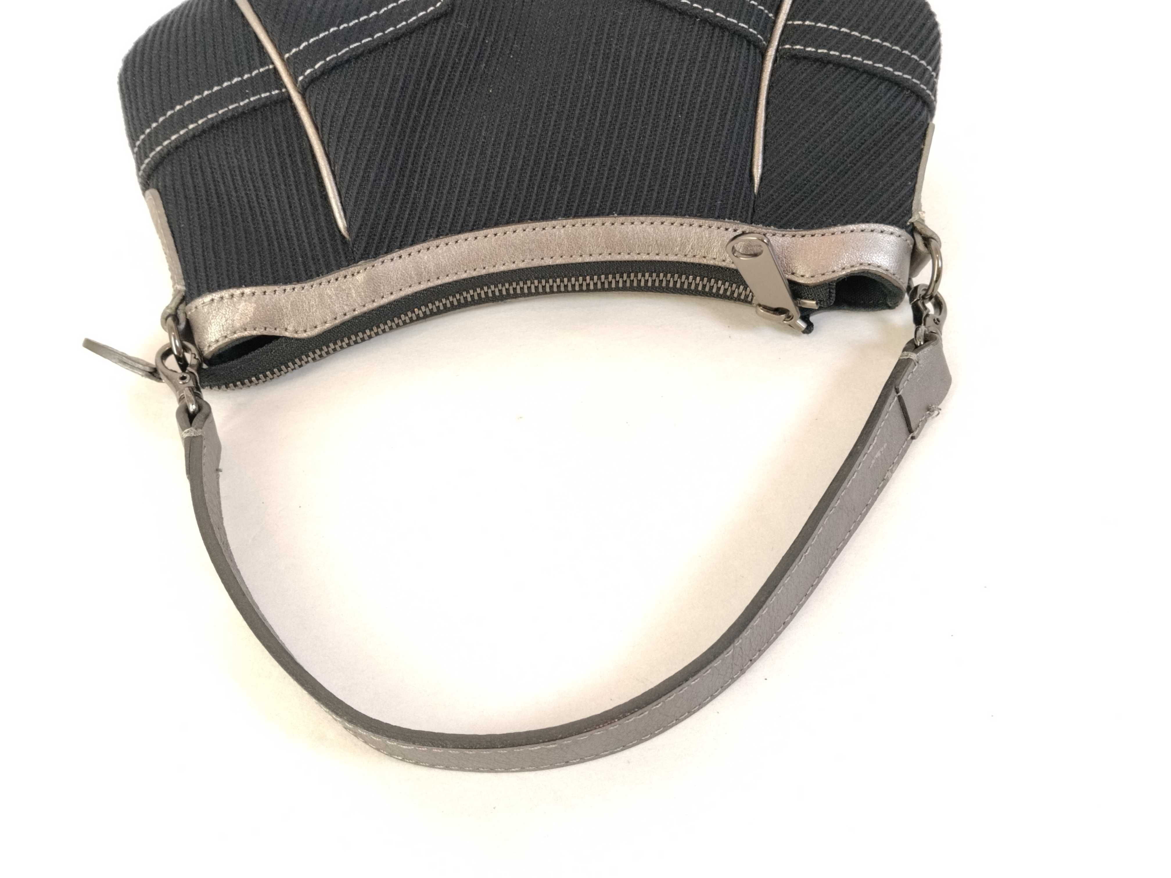 Blue Label Burberry Blue Label Handbag Leather Canvas Handbag — view 3