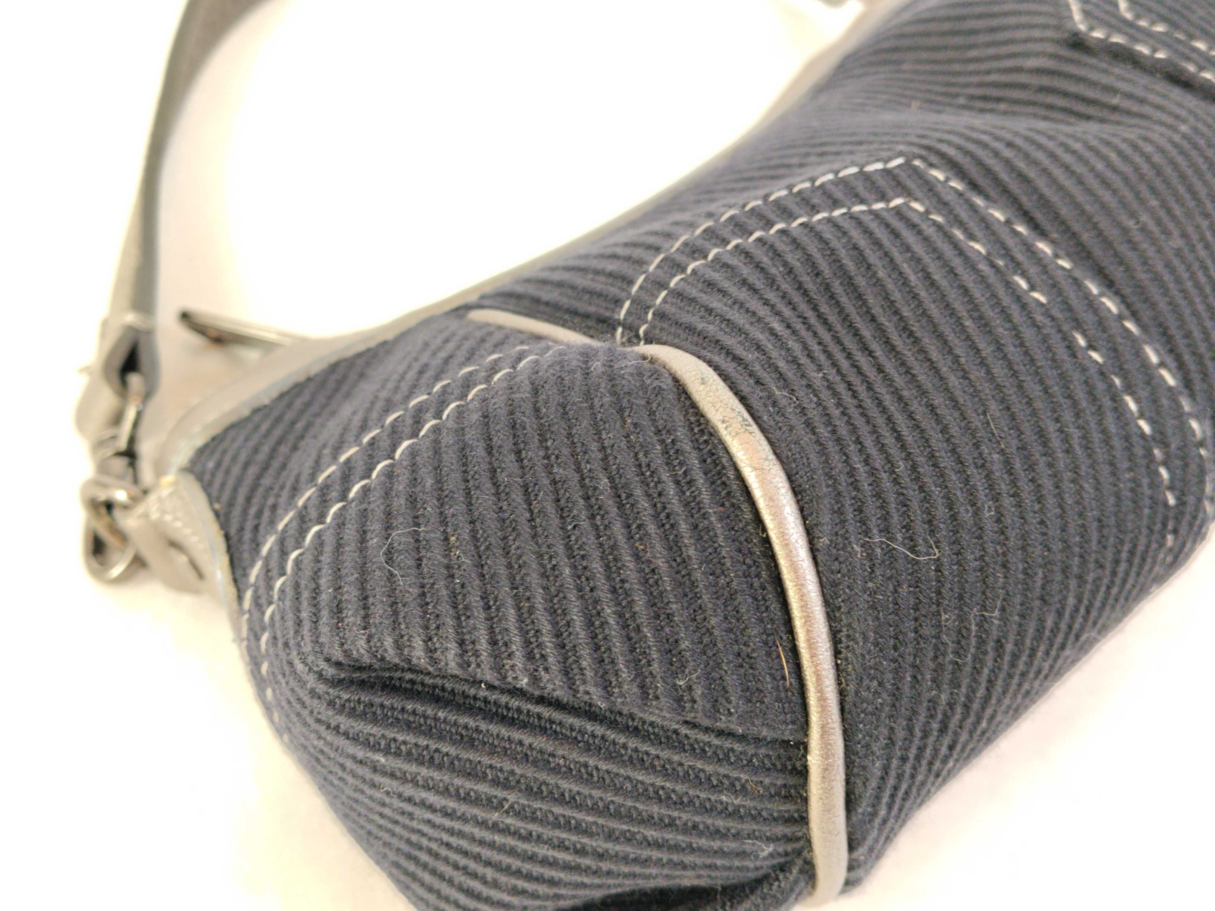 Blue Label Burberry Blue Label Handbag Leather Canvas Handbag — view 6