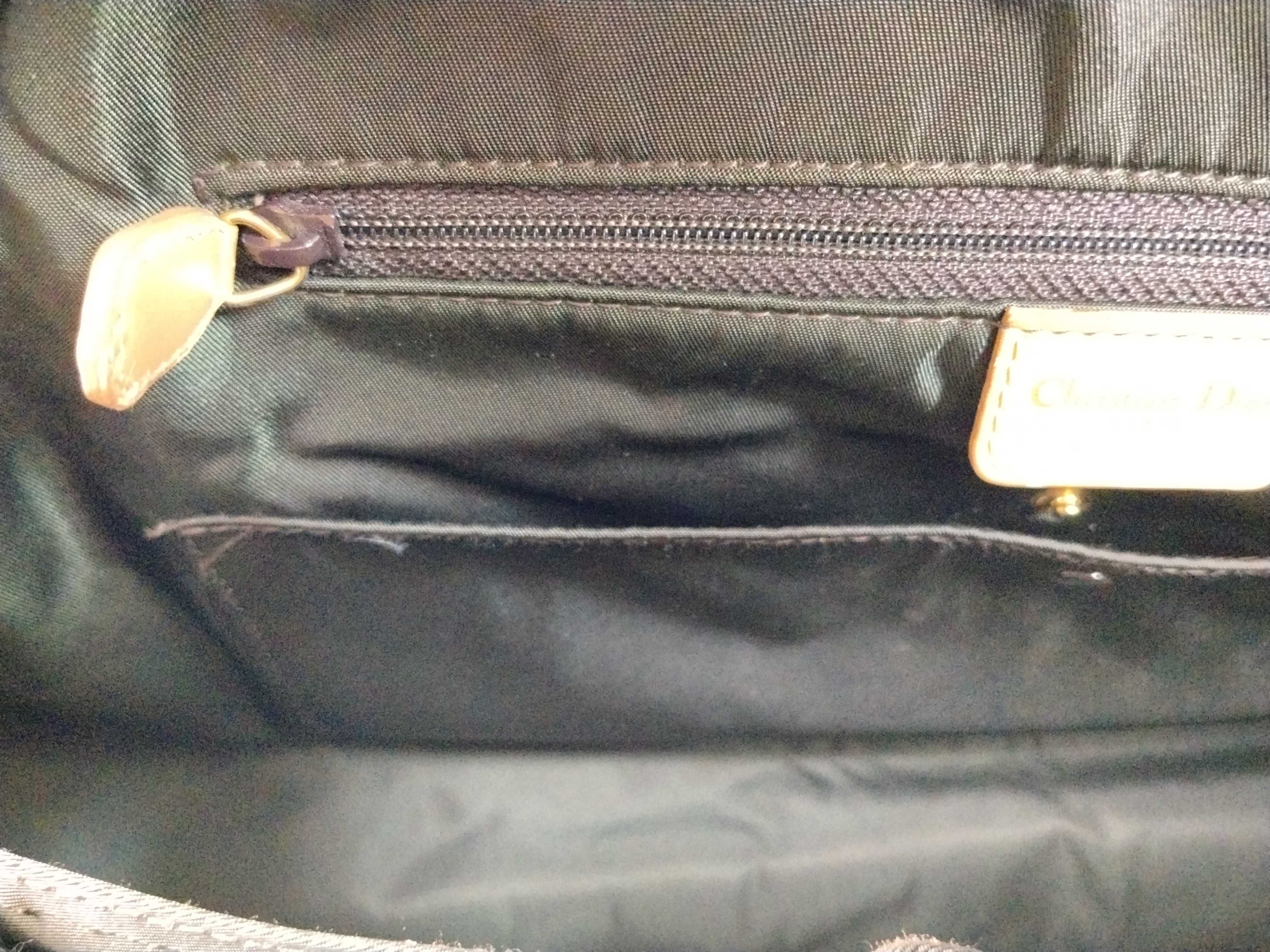 Trotter Double Saddle Canvas Brown Handbag — view 15