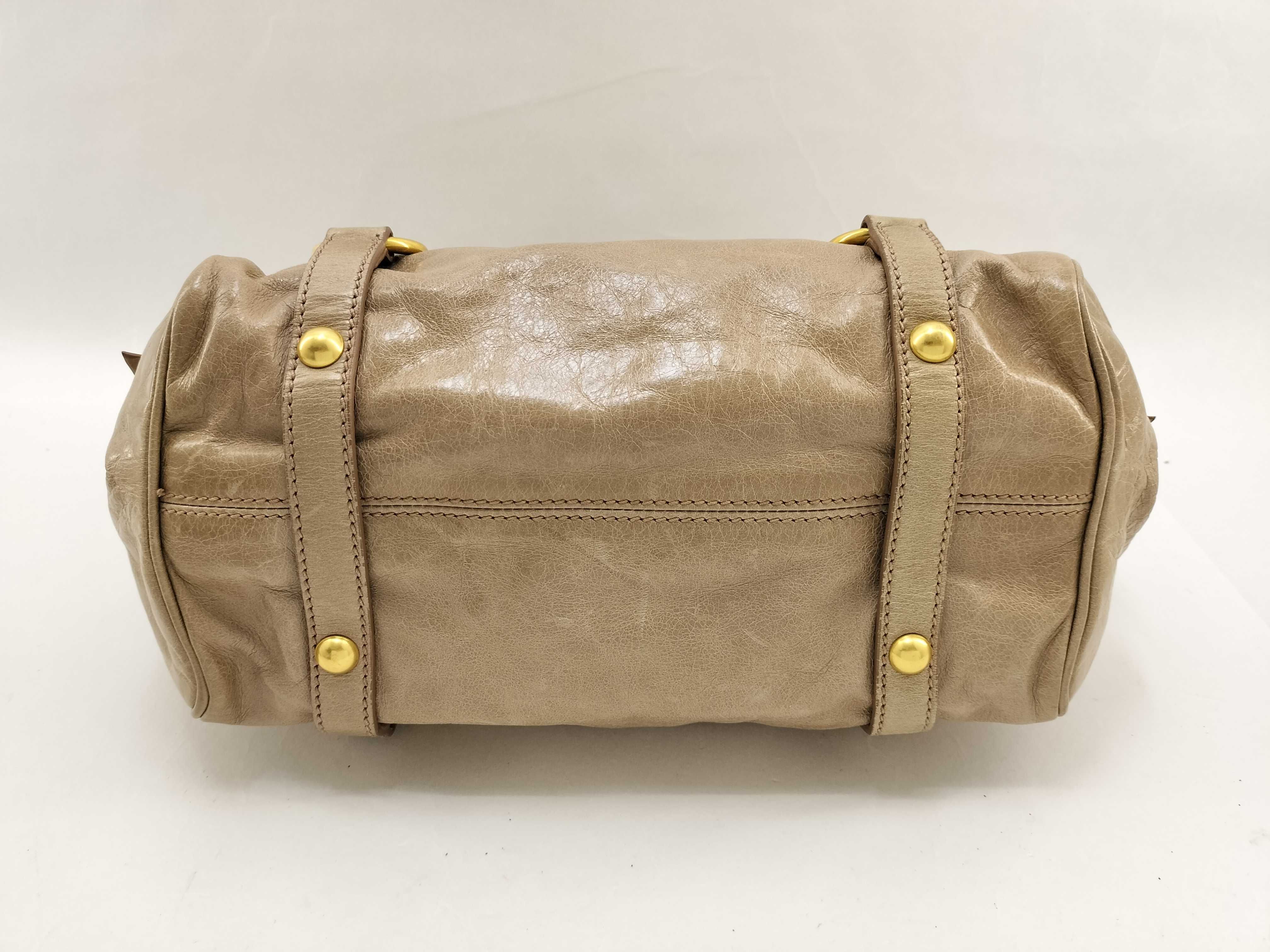 2-Way Shoulder Bag, Vitello Lux Handbag, Ribbon Motif Handbag — view 8