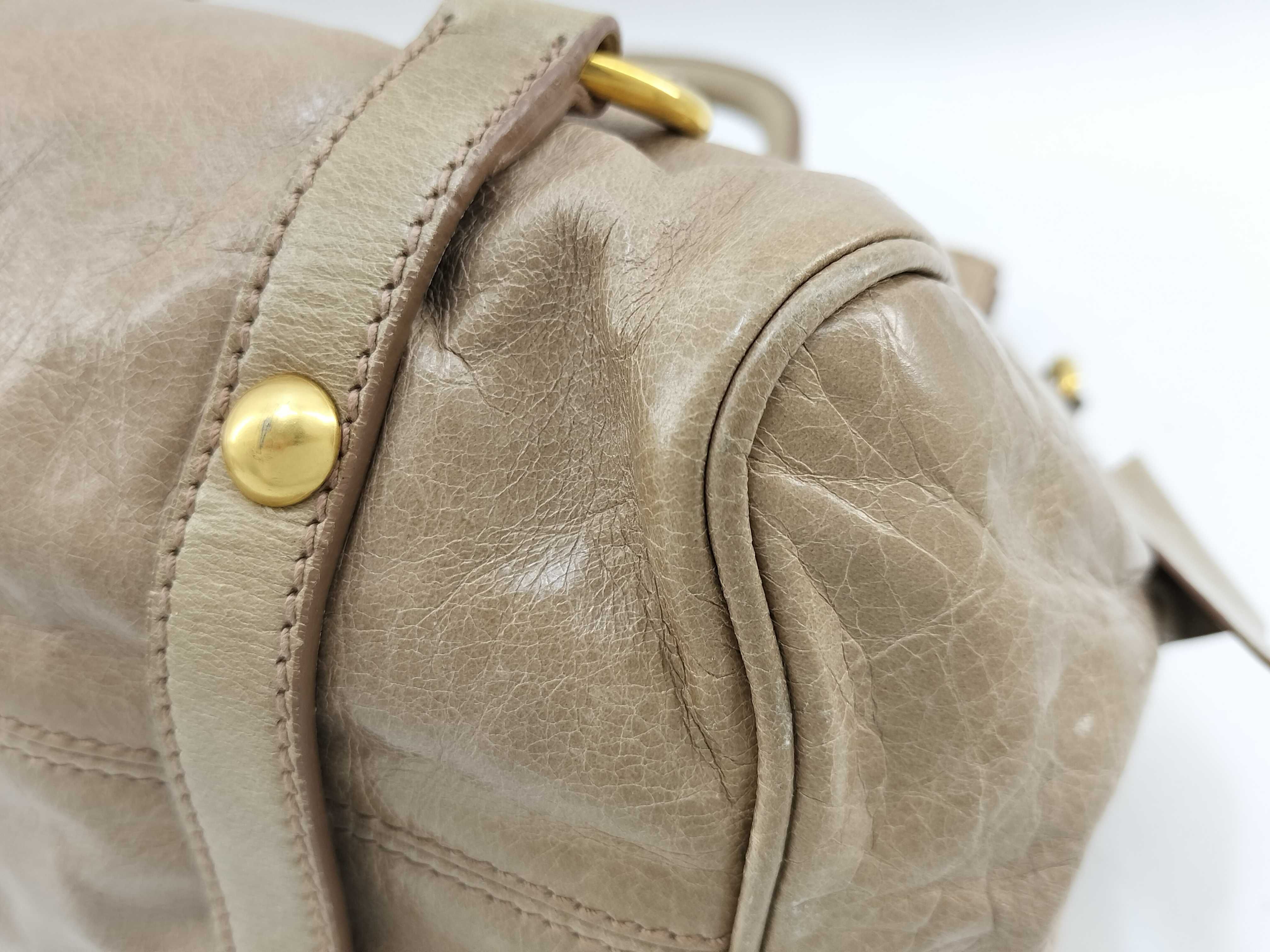 2-Way Shoulder Bag, Vitello Lux Handbag, Ribbon Motif Handbag — view 9