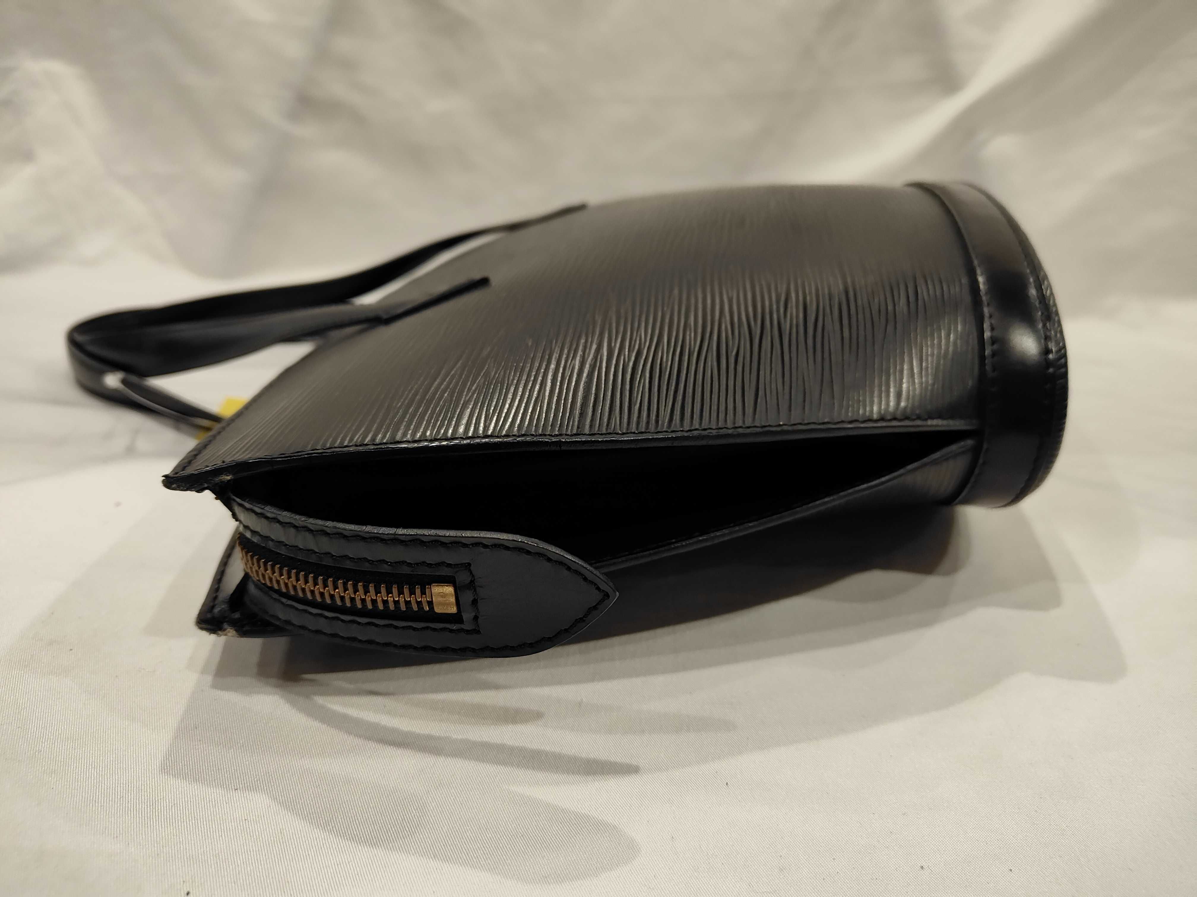Epi Saint Jacques Handbag Noir Tote Bag — view 5