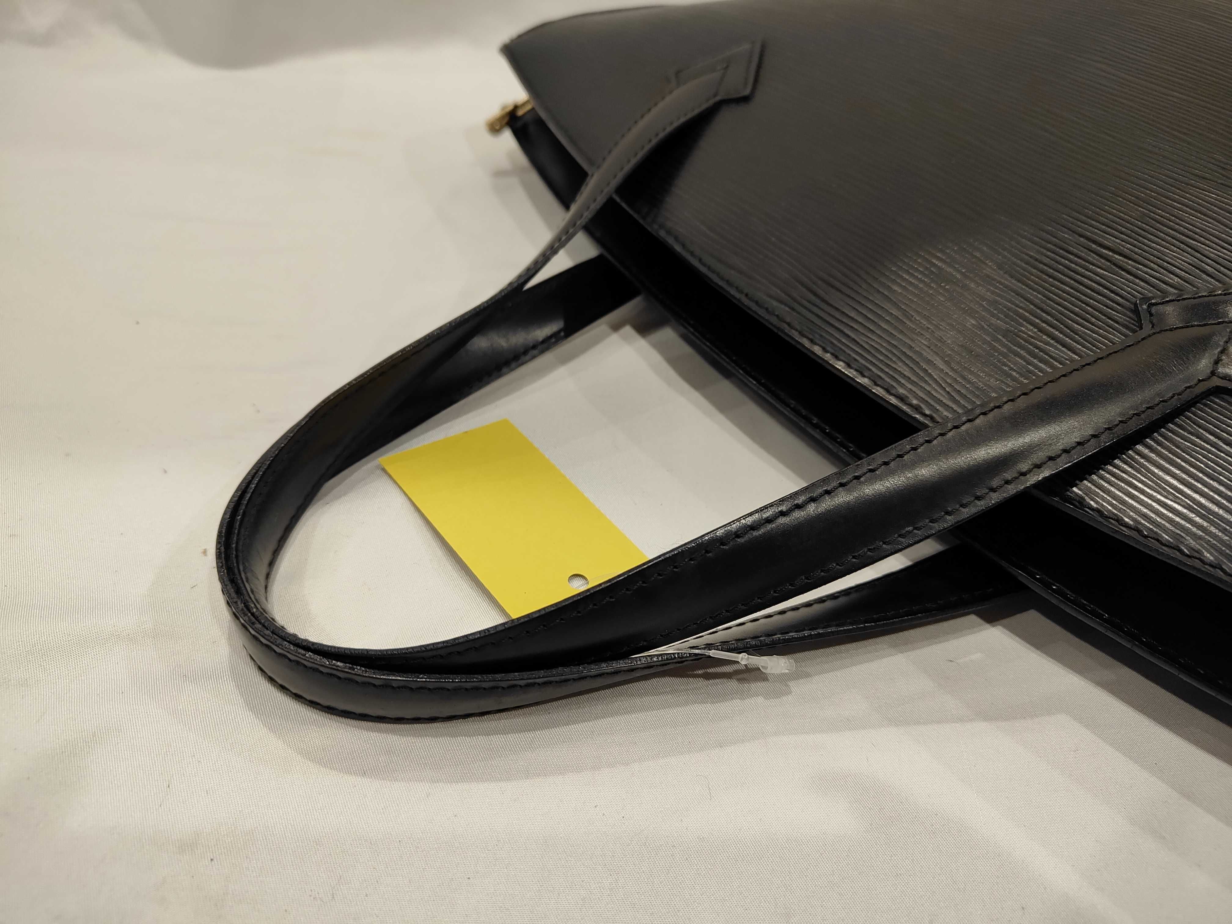 Epi Saint Jacques Handbag Noir Tote Bag — view 6