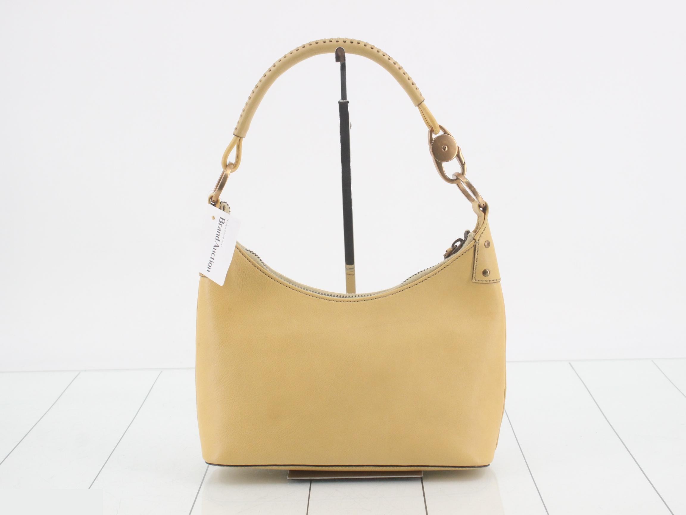 115002 Leather Hobo One-Shoulder Bag — view 2