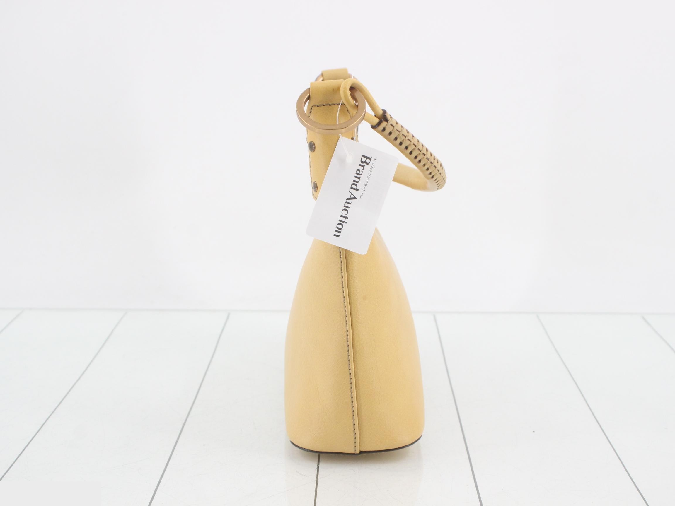 115002 Leather Hobo One-Shoulder Bag — view 3
