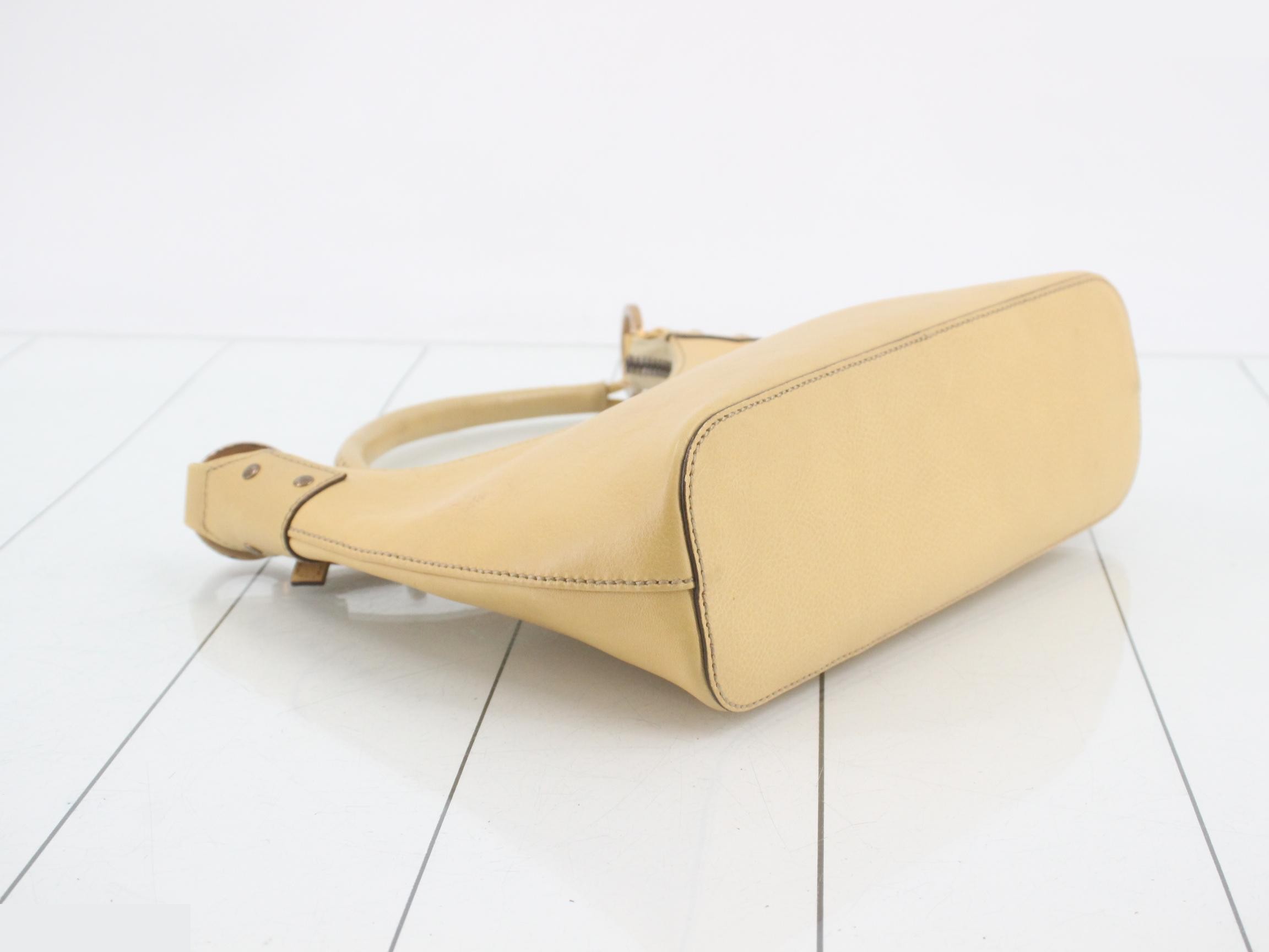 115002 Leather Hobo One-Shoulder Bag — view 5