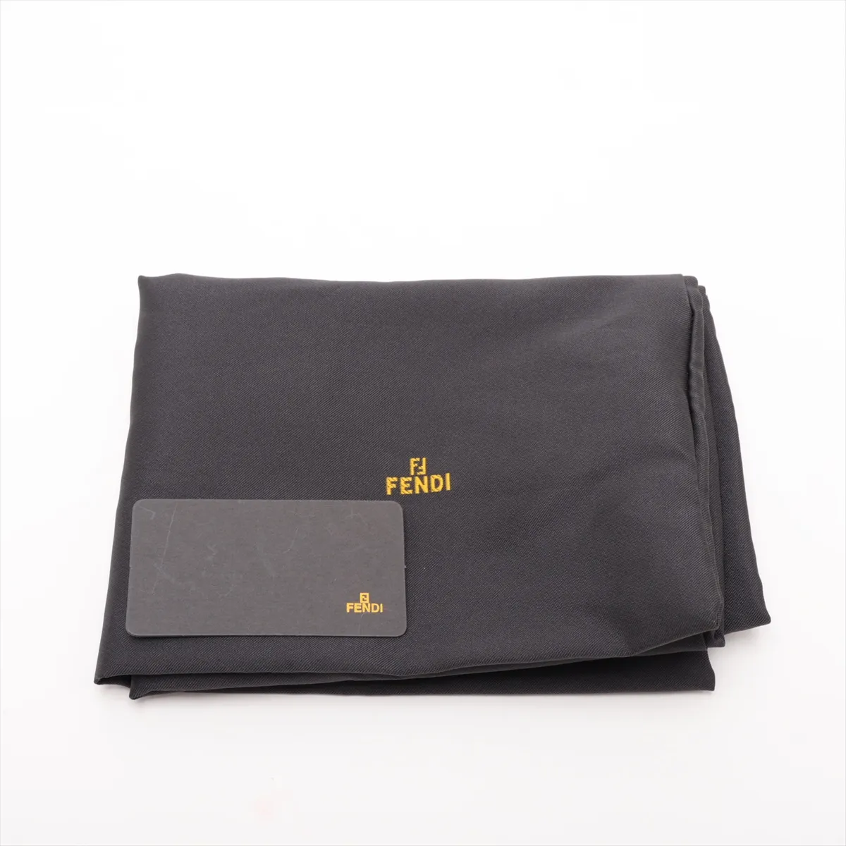 Corduroy x Leather Shoulder Bag, Black, 8BR020 — view 10