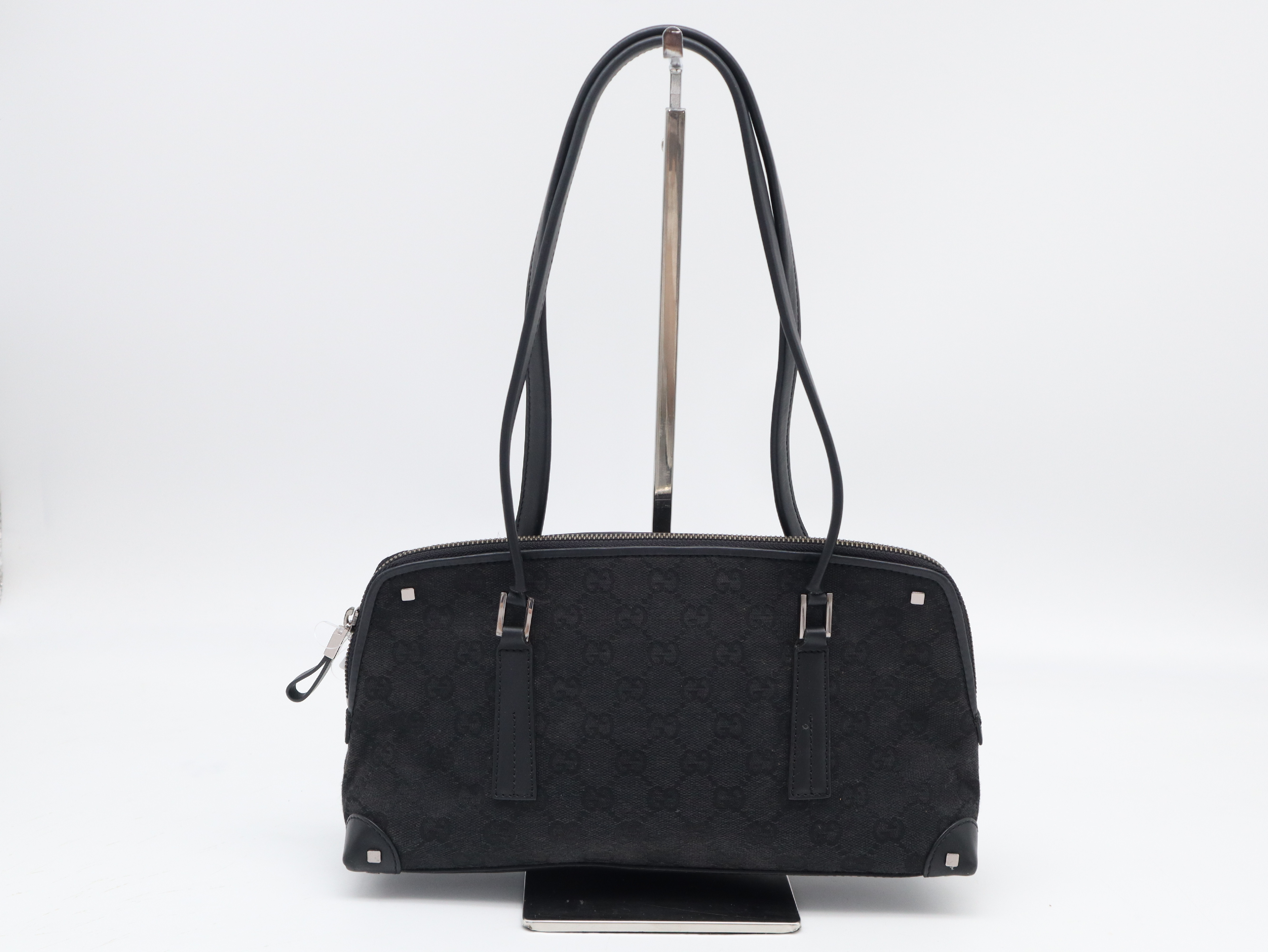 001.4283GG Canvas Handbag Black Shoulder Bag