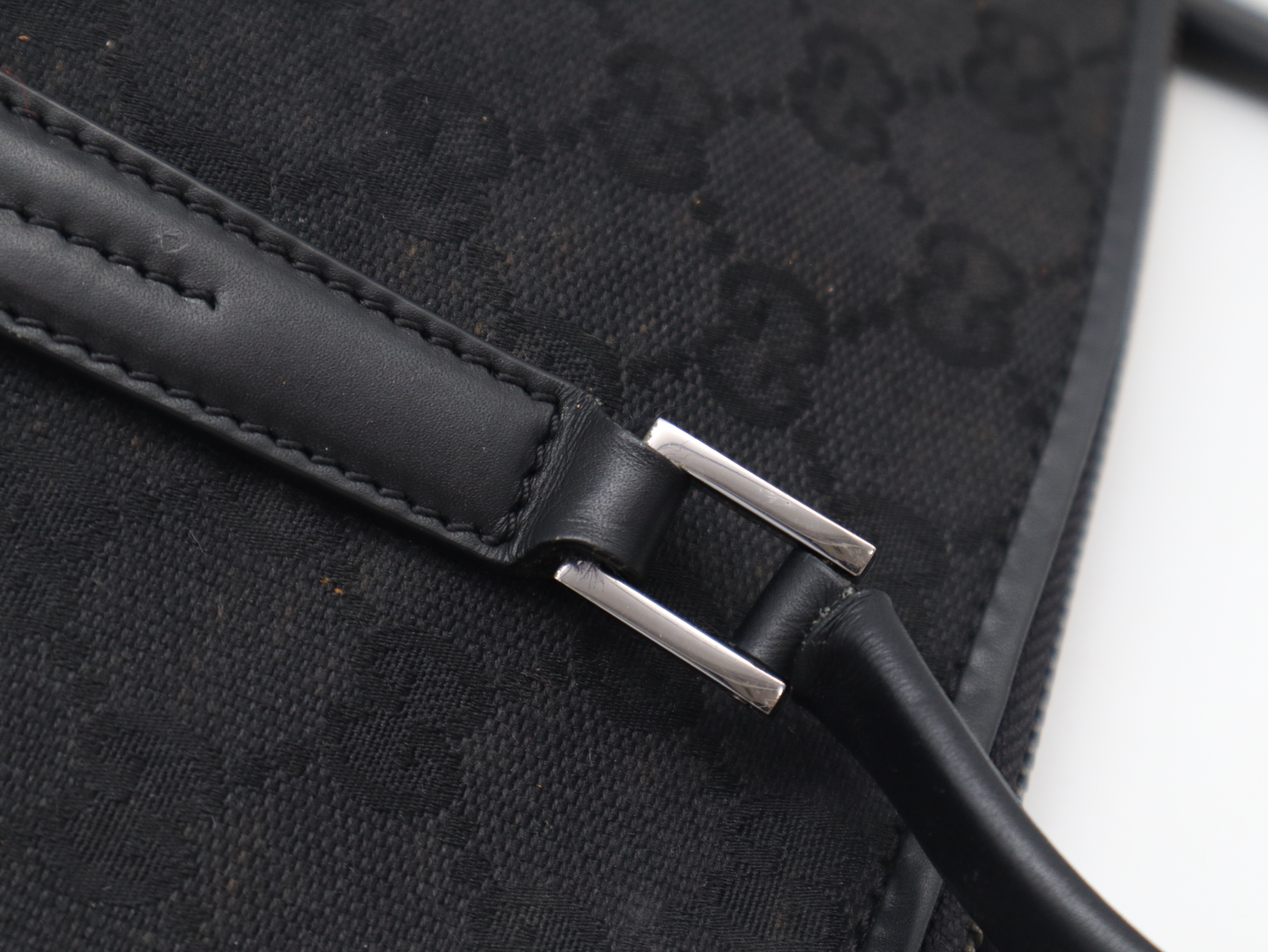 001.4283GG Canvas Handbag Black Shoulder Bag — view 7