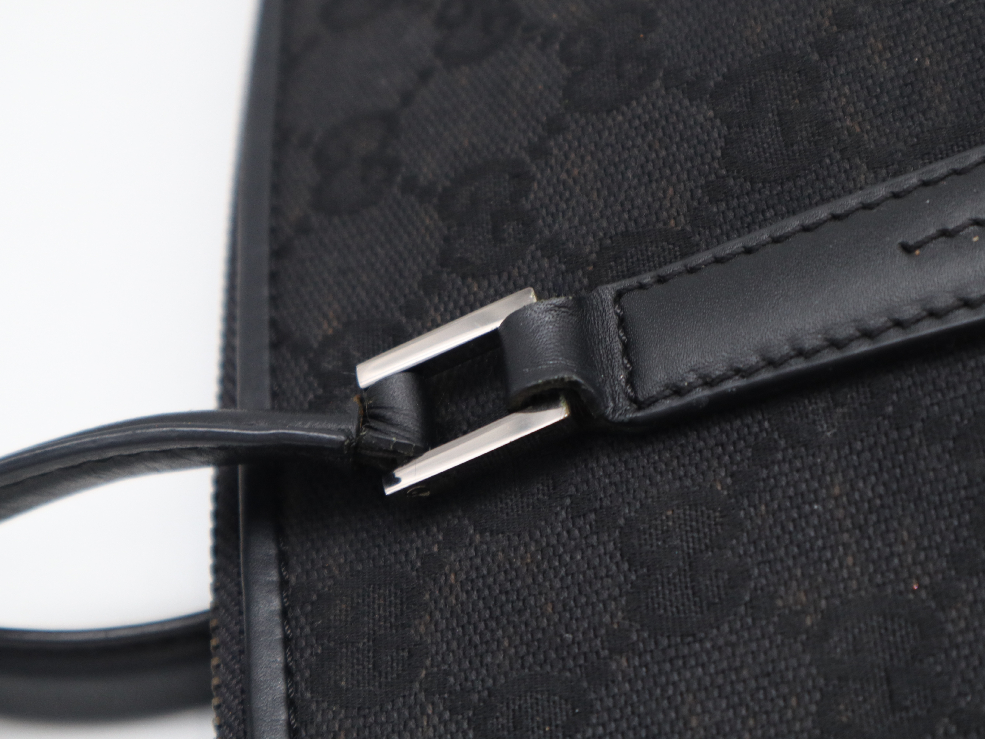 001.4283GG Canvas Handbag Black Shoulder Bag — view 8