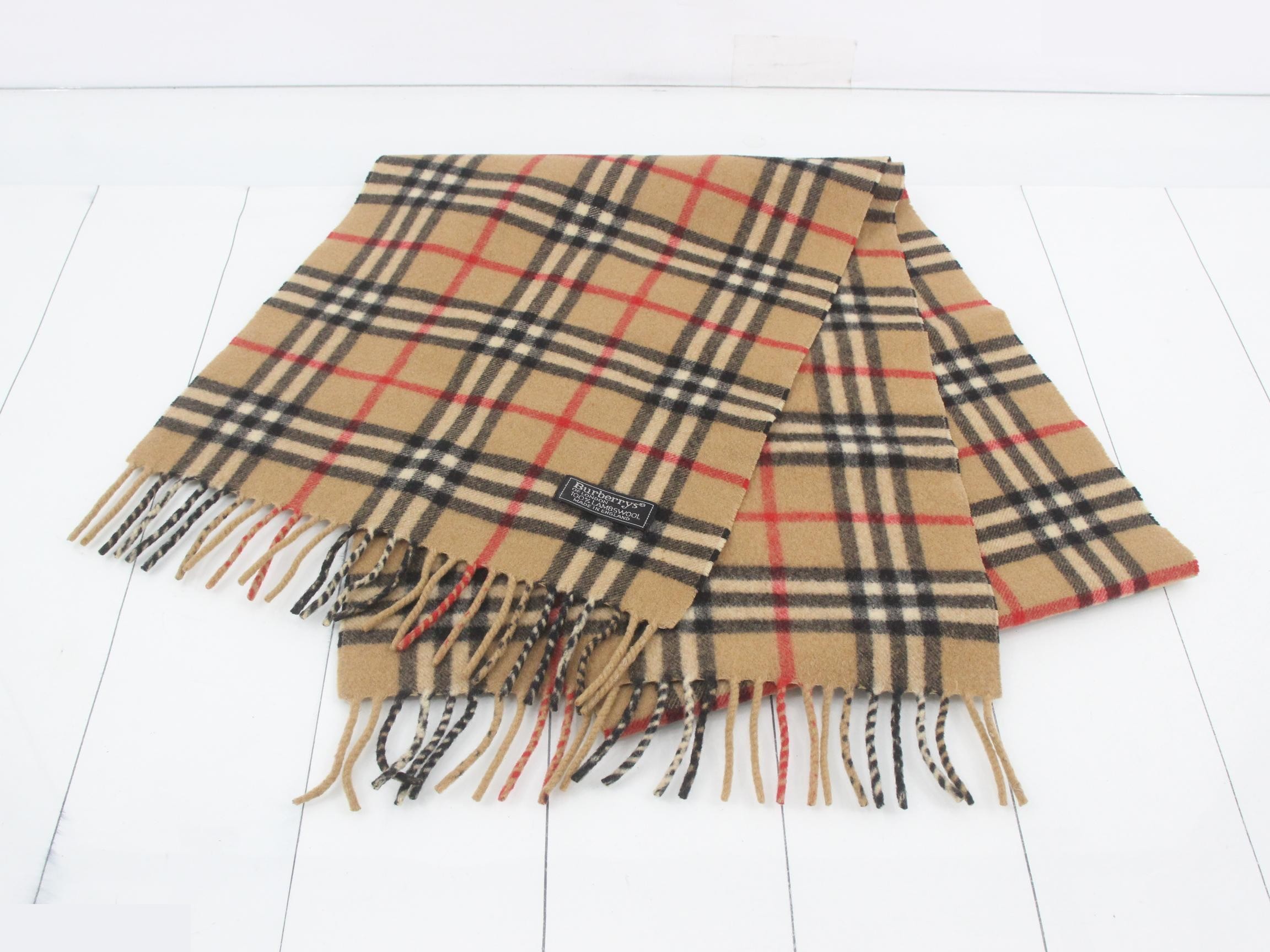 Nova Check Scarf, 100% Wool — view 2