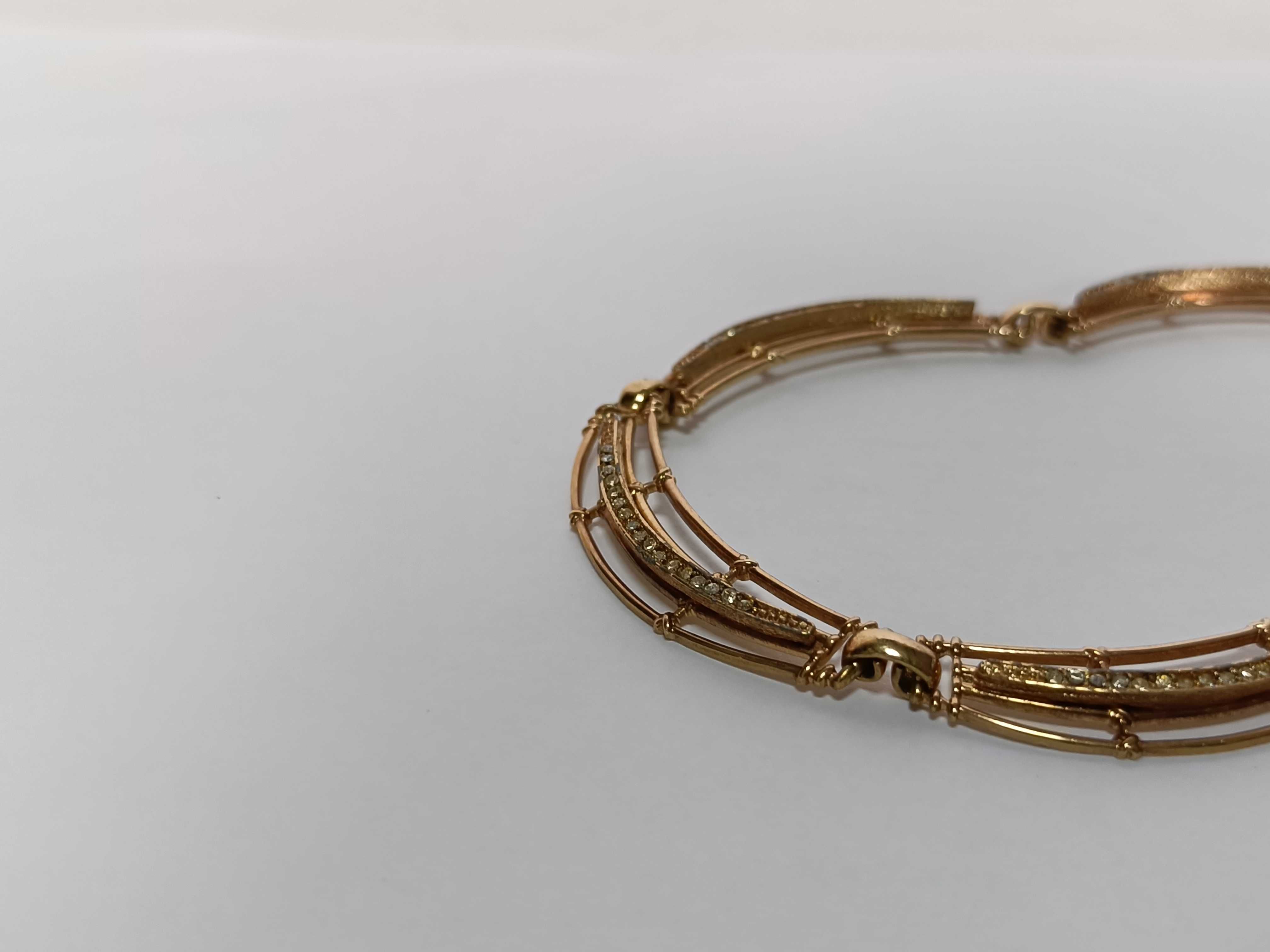 Christian Galliano era costume choker necklace, gold necklace — view 2
