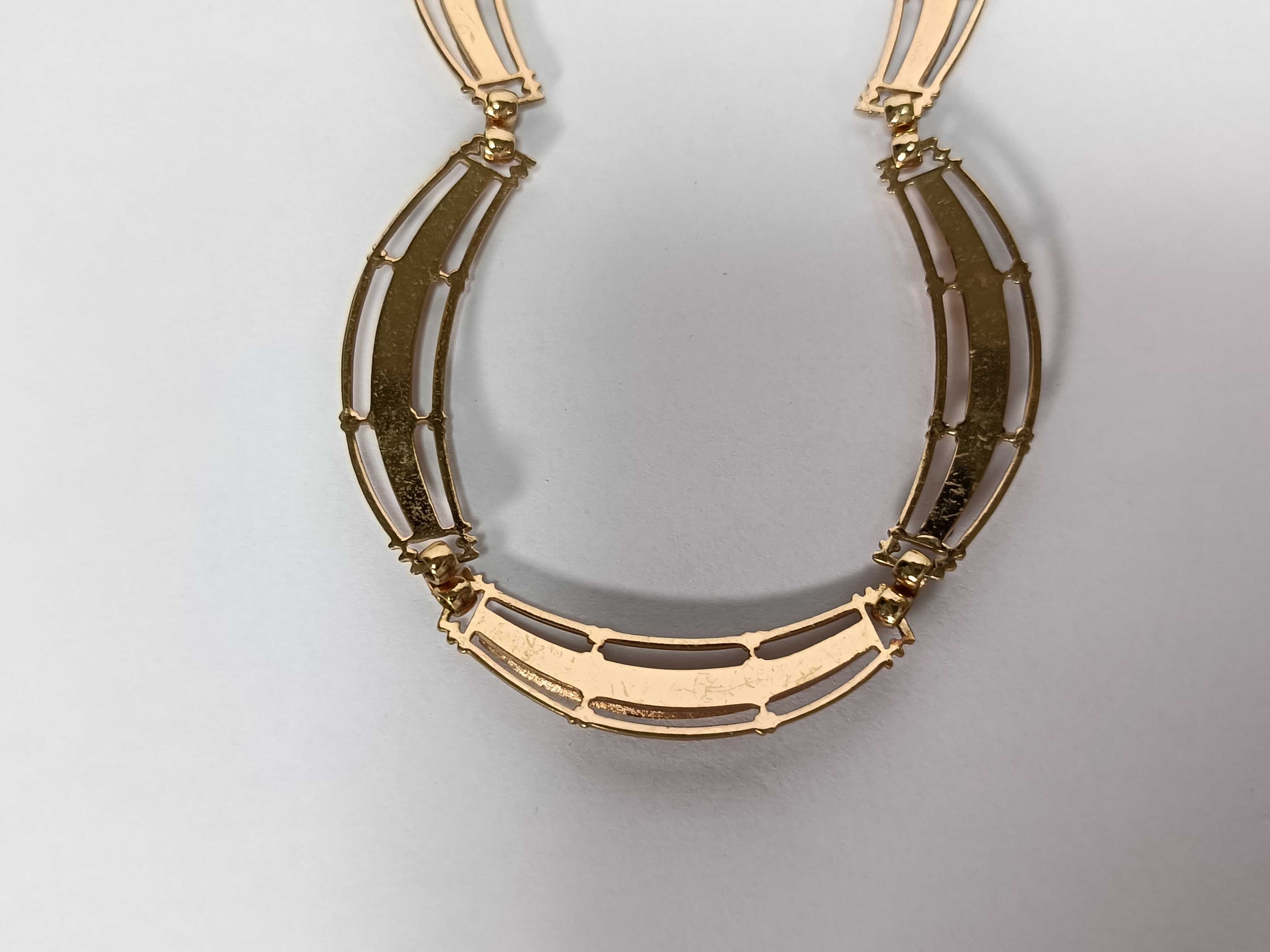 Christian Galliano era costume choker necklace, gold necklace — view 4