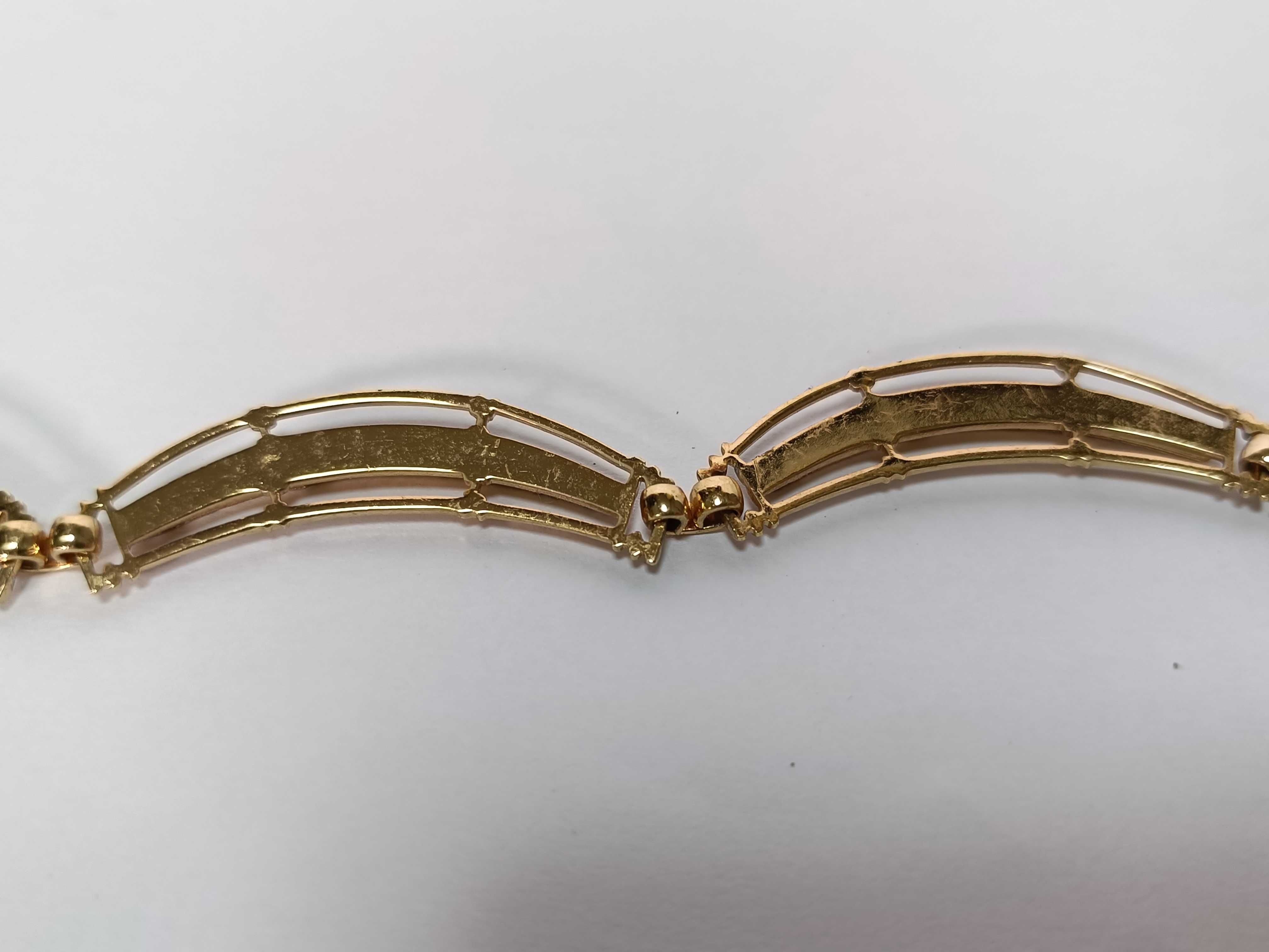Christian Galliano era costume choker necklace, gold necklace — view 5