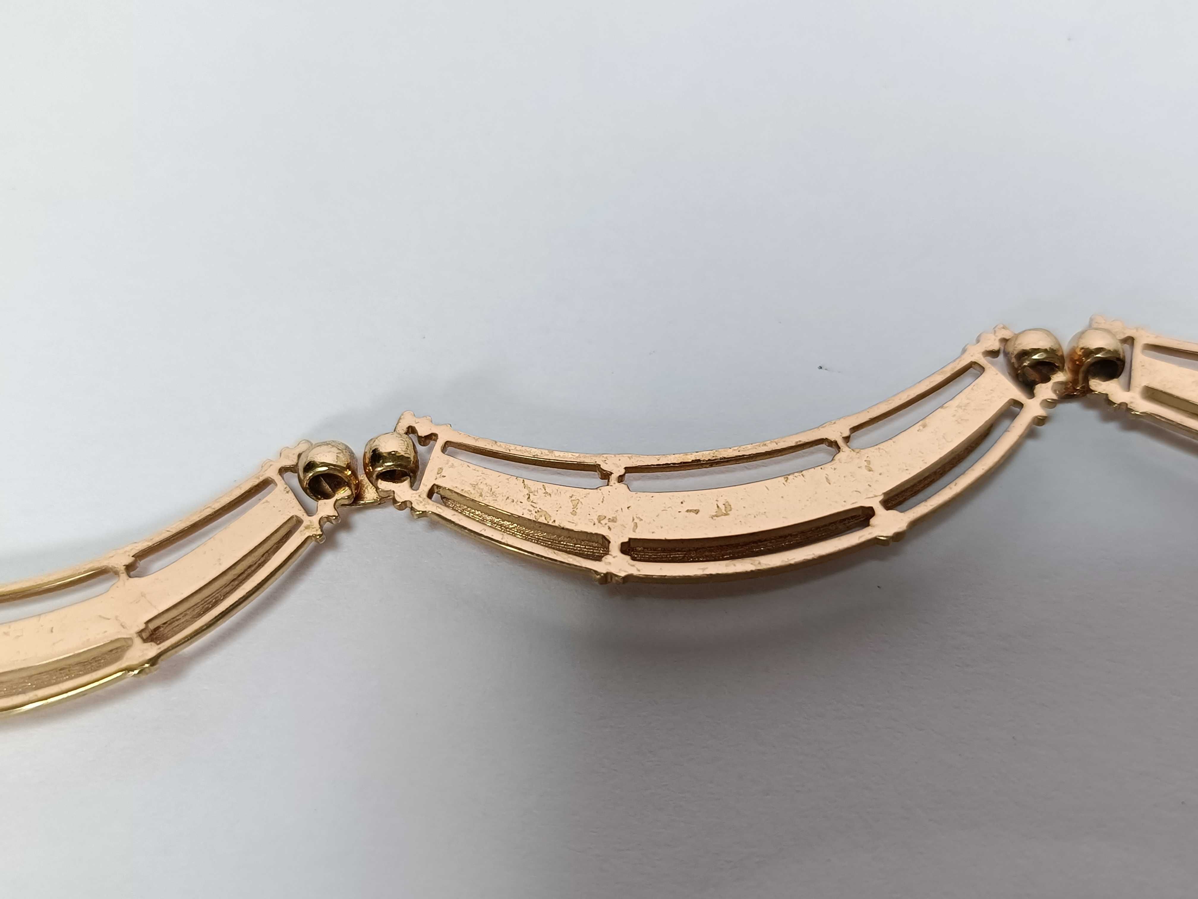 Christian Galliano era costume choker necklace, gold necklace — view 6
