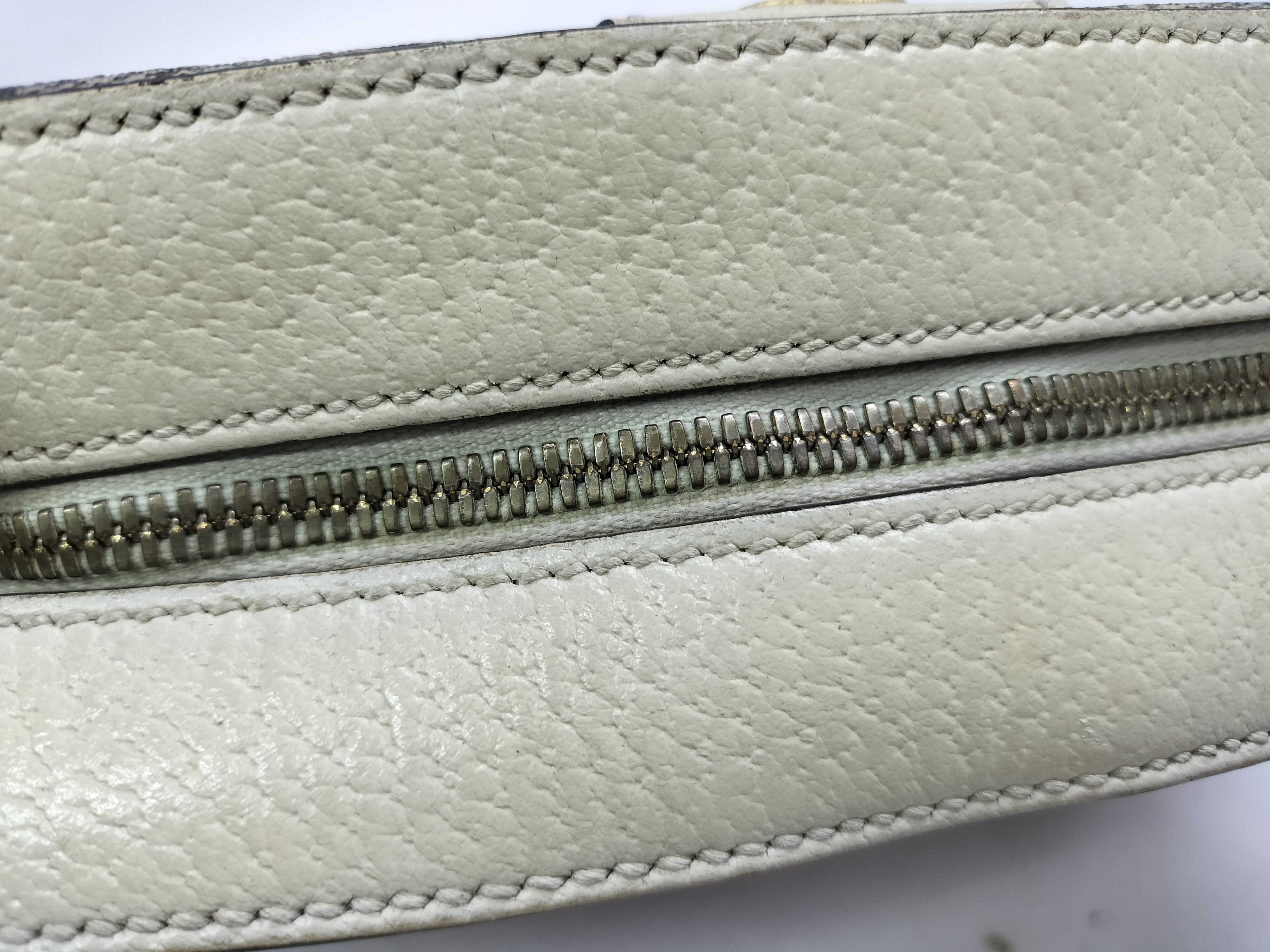 GG Supreme SG-GG Supreme Ophidia PVC x leather Shoulder bag Beige x white 681064 Shoulder bag — view 6