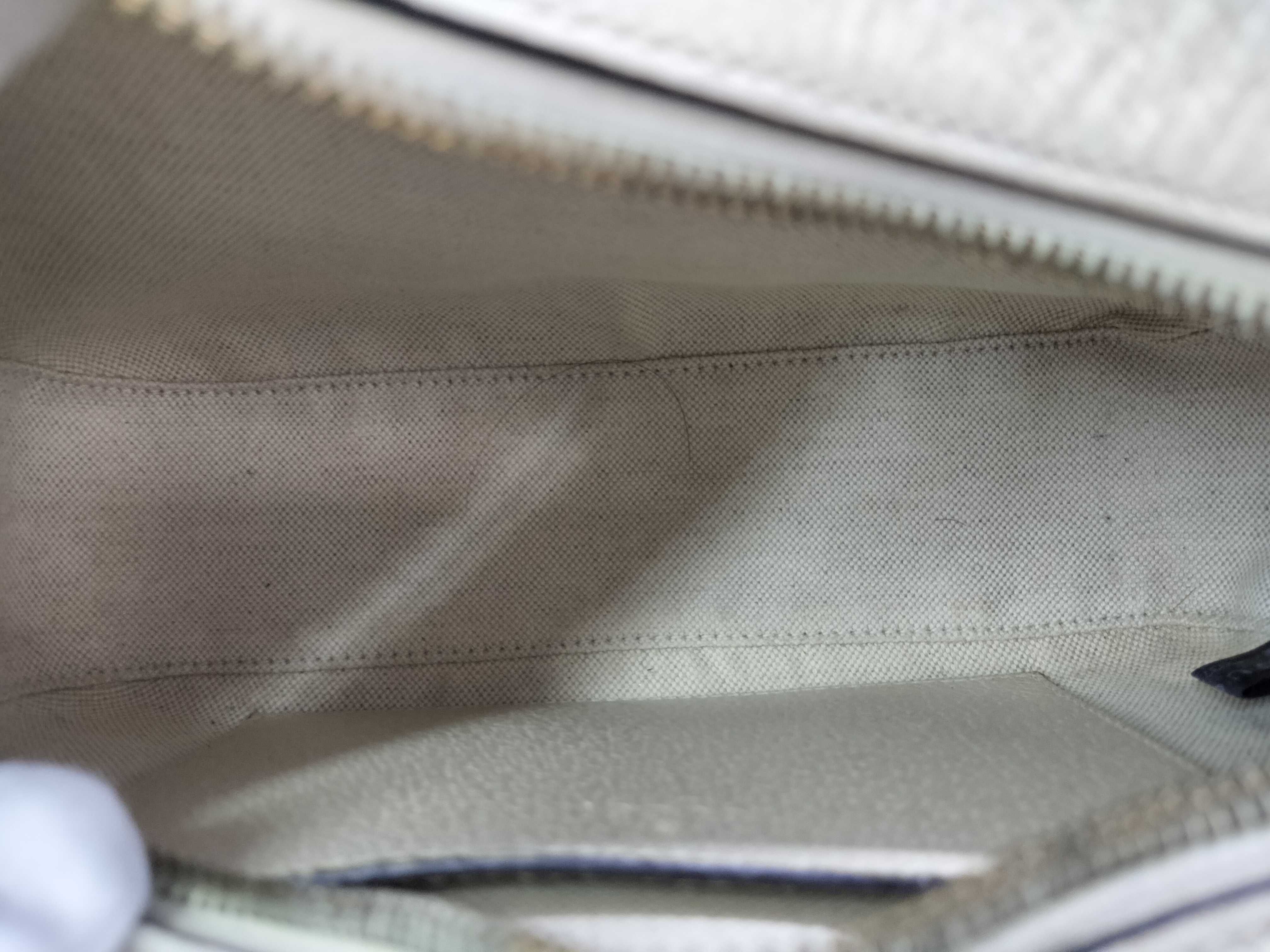 GG Supreme SG-GG Supreme Ophidia PVC x leather Shoulder bag Beige x white 681064 Shoulder bag — view 8