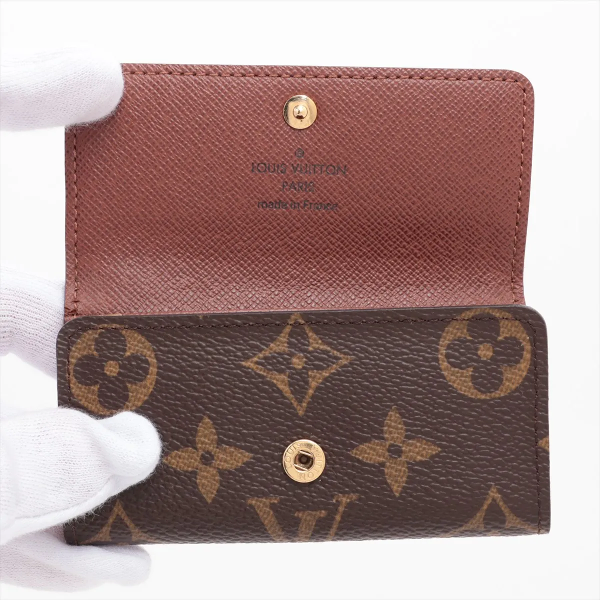 Monogram Multicles 4 M62631 TA0078 Brown Key Case — view 3