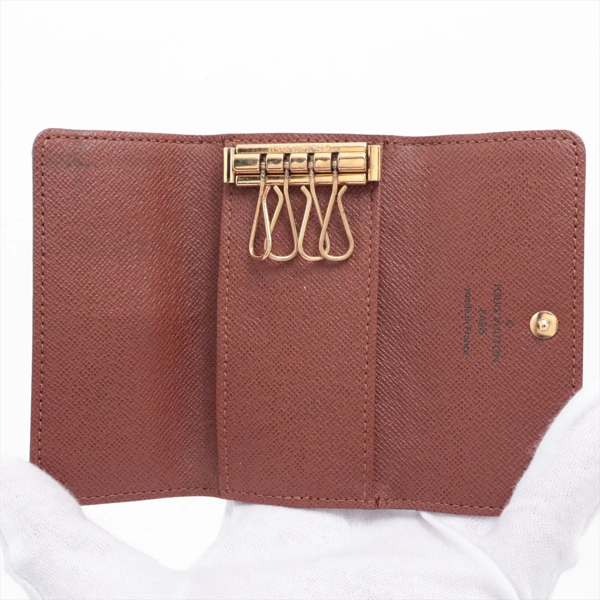 Monogram Multicles 4 M62631 TA0078 Brown Key Case — view 4