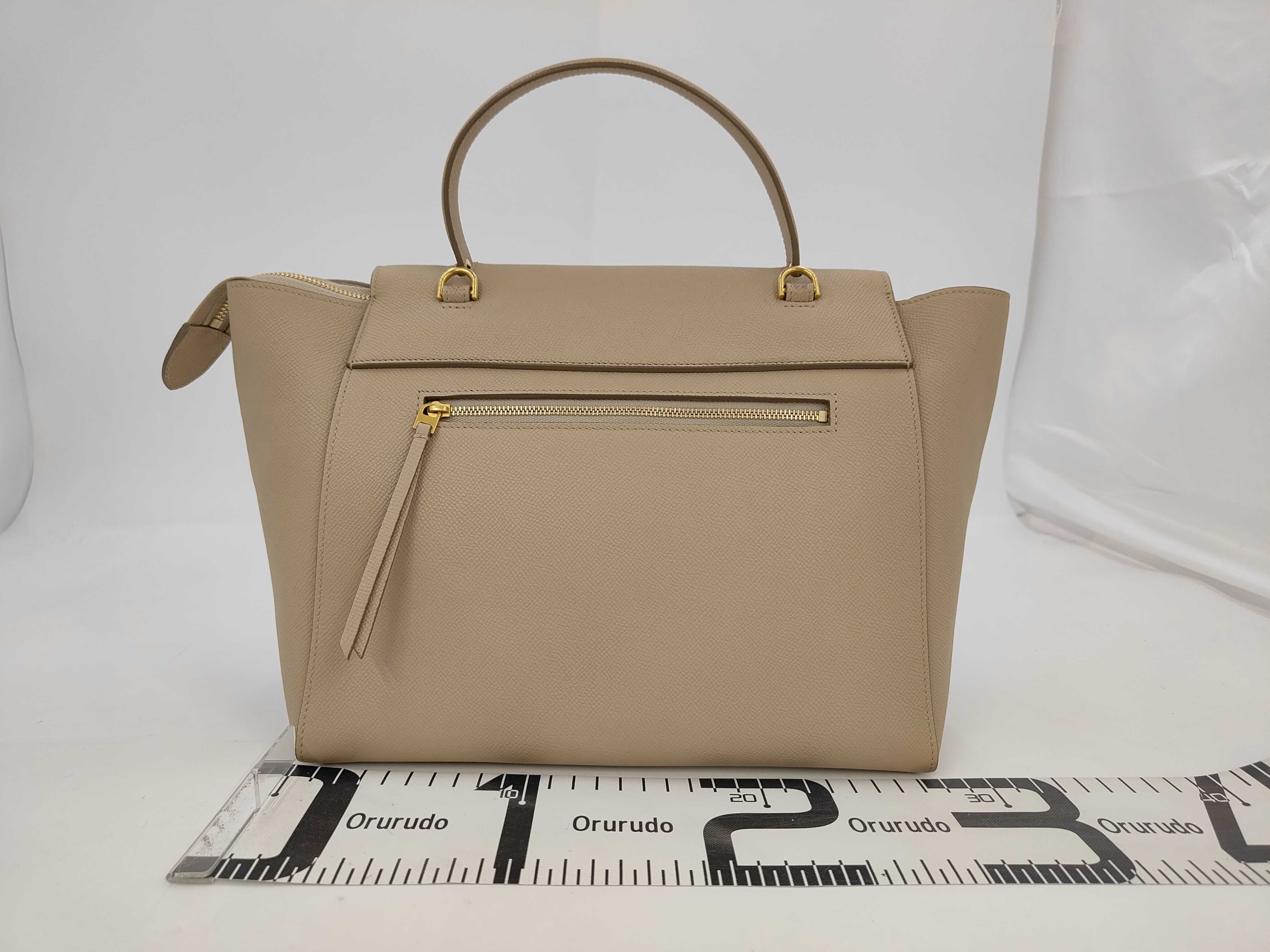 Micro Belt Bag, Gray Handbag — view 2