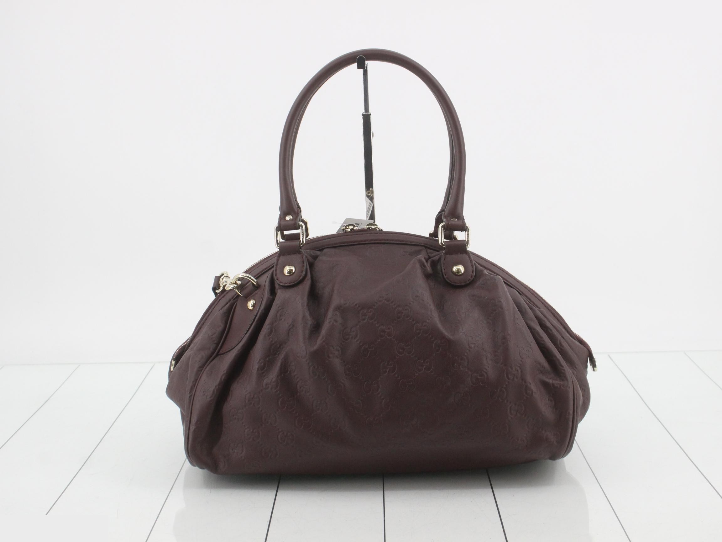 Guccissima (bag) - Handbag, Leather, Sukey, Brown, 223974 — view 2