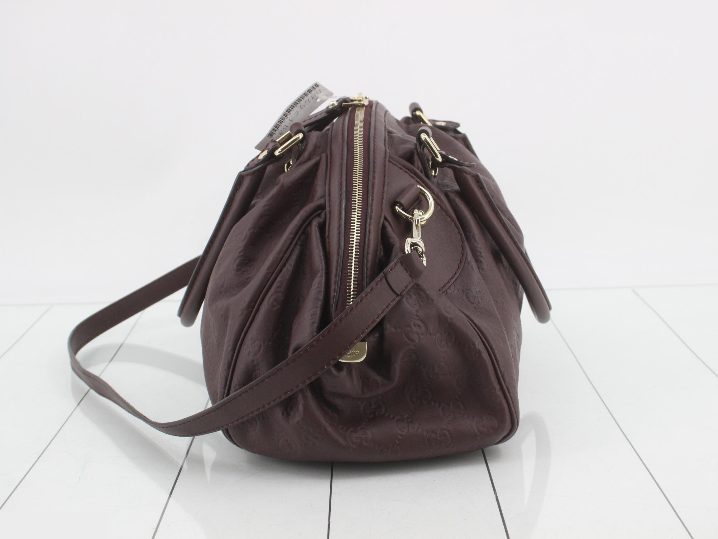 Guccissima (bag) - Handbag, Leather, Sukey, Brown, 223974 — view 3
