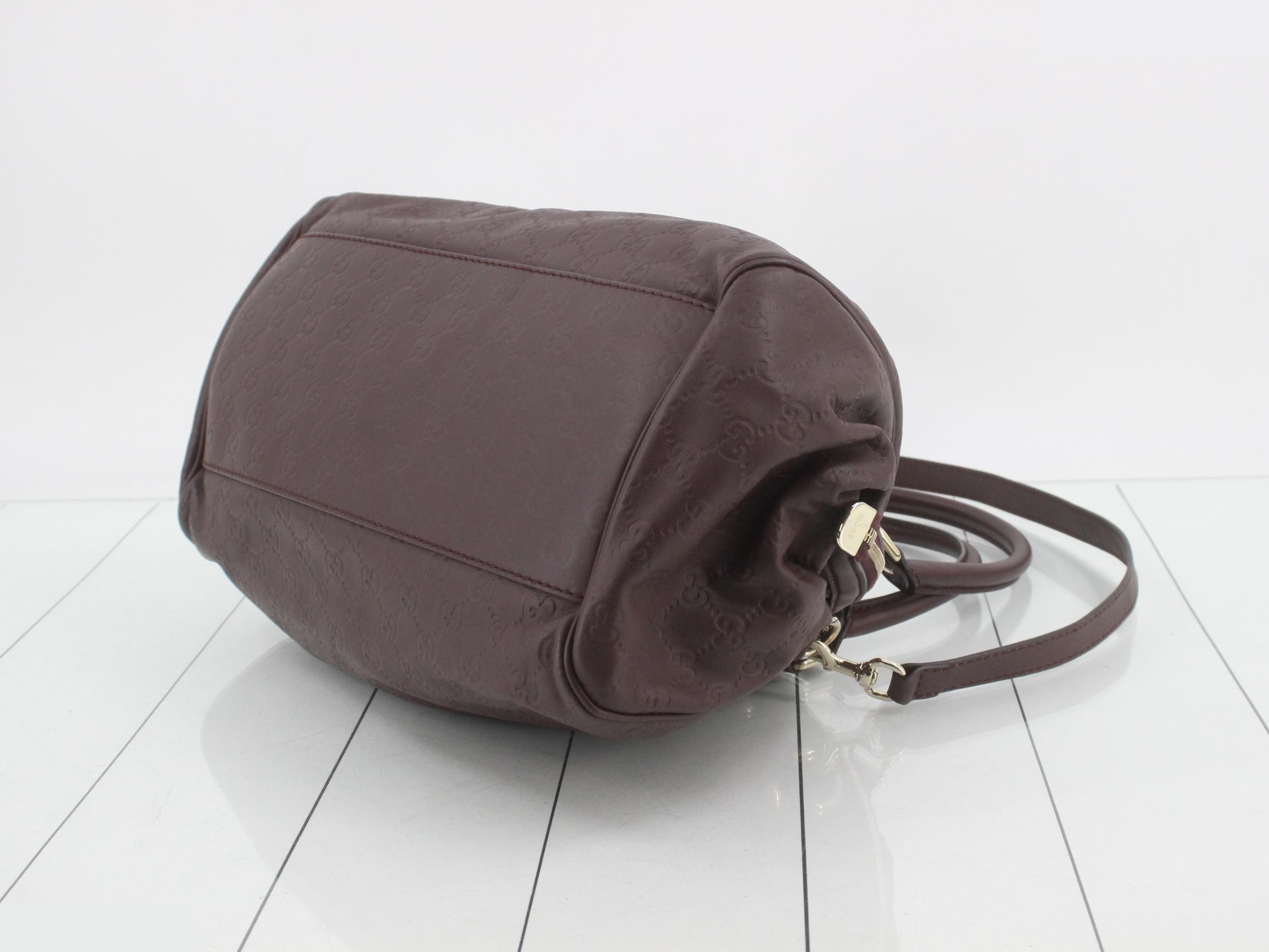 Guccissima (bag) - Handbag, Leather, Sukey, Brown, 223974 — view 6