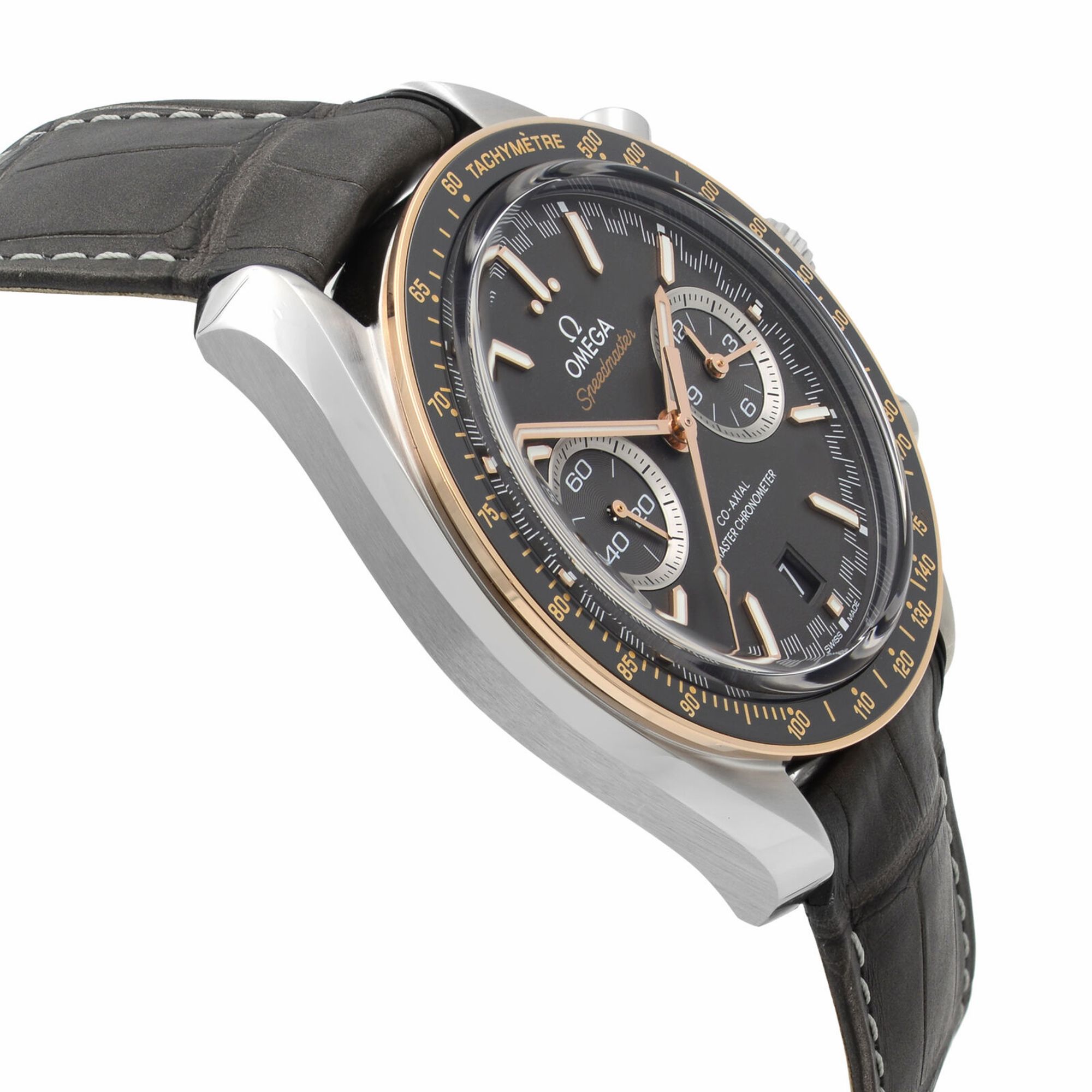 Speedmaster Racing Steel Gold Grey Dial Mens Watch 329.23.44.51.06.001 — view 4