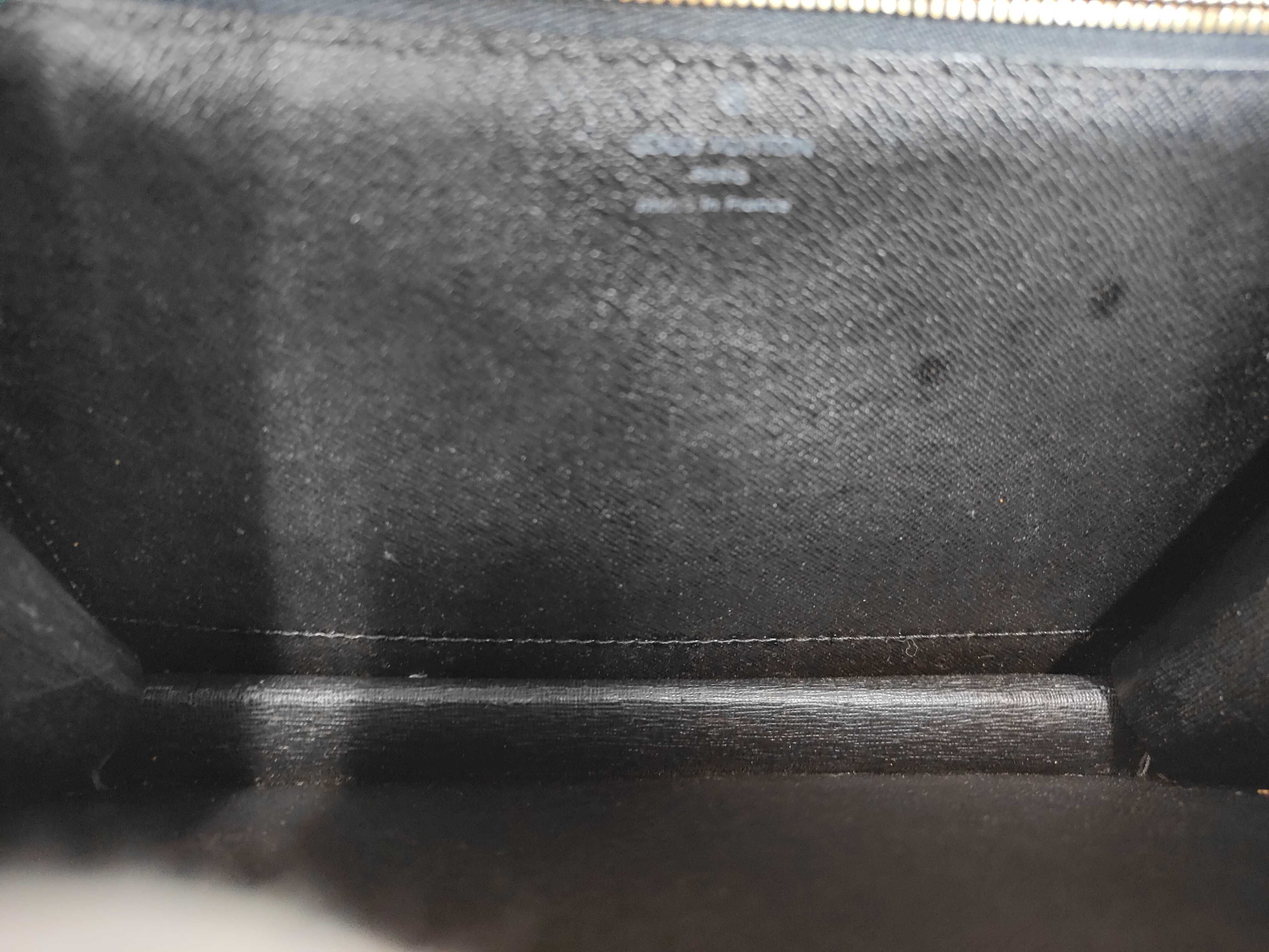 Epi Monceau Black Handbag with Strap — view 9