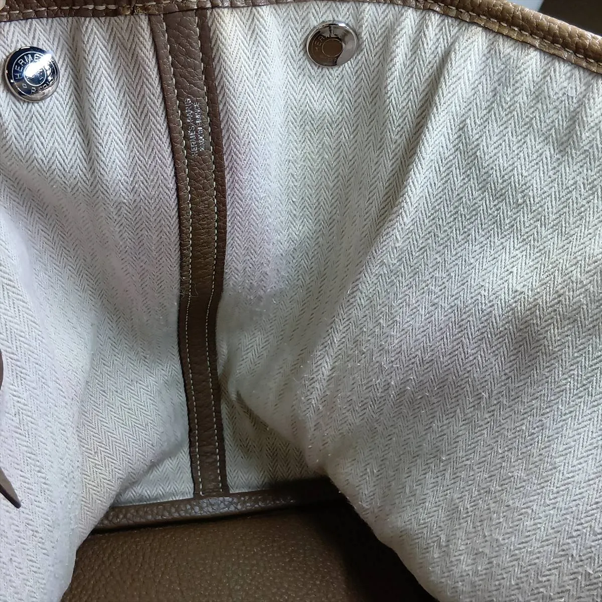Garden Party 36 PM Negonda Etoupe Silver Hardware T:2015 — view 13