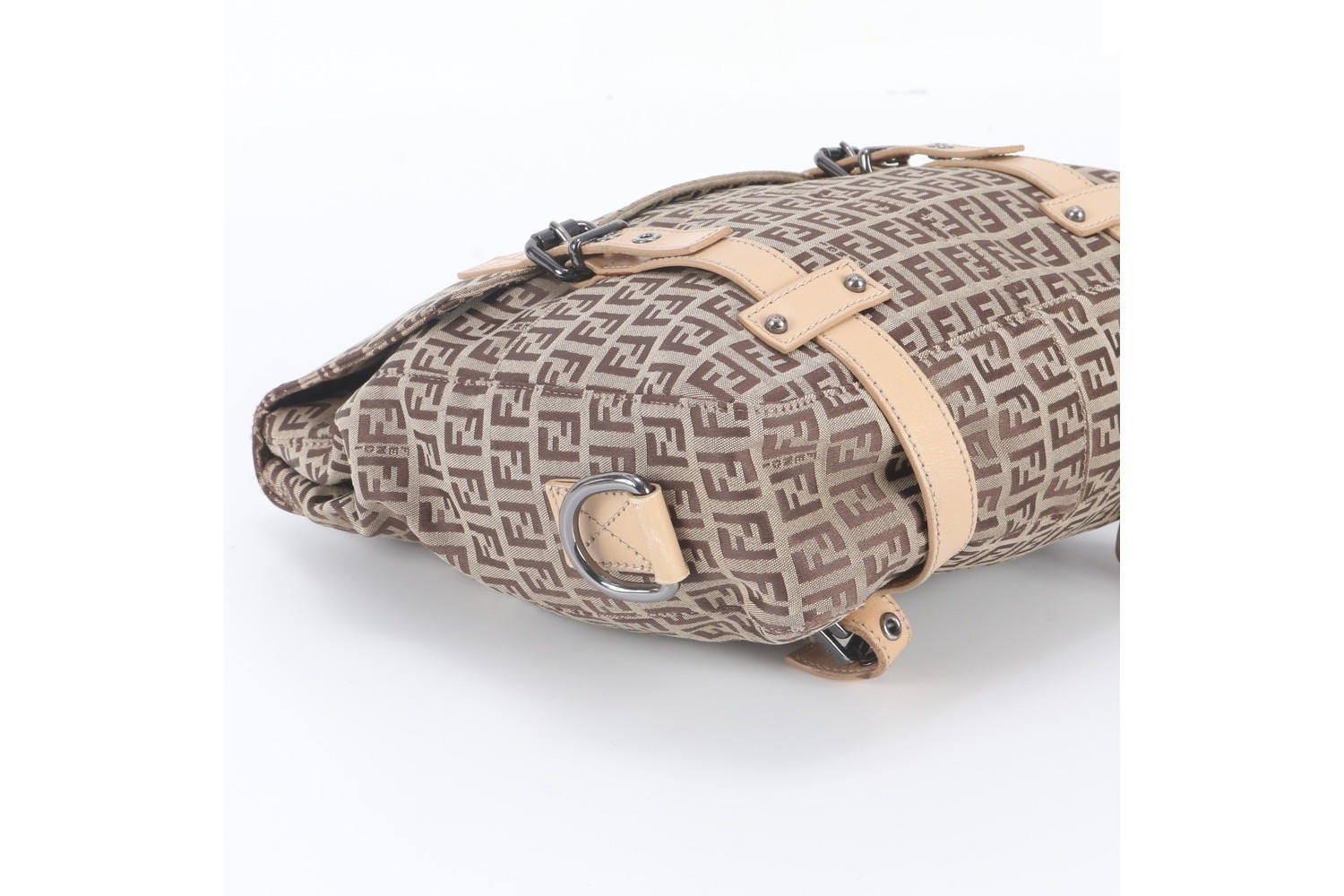 Zucchino 8BZ003 Leather Canvas Backpack — view 5