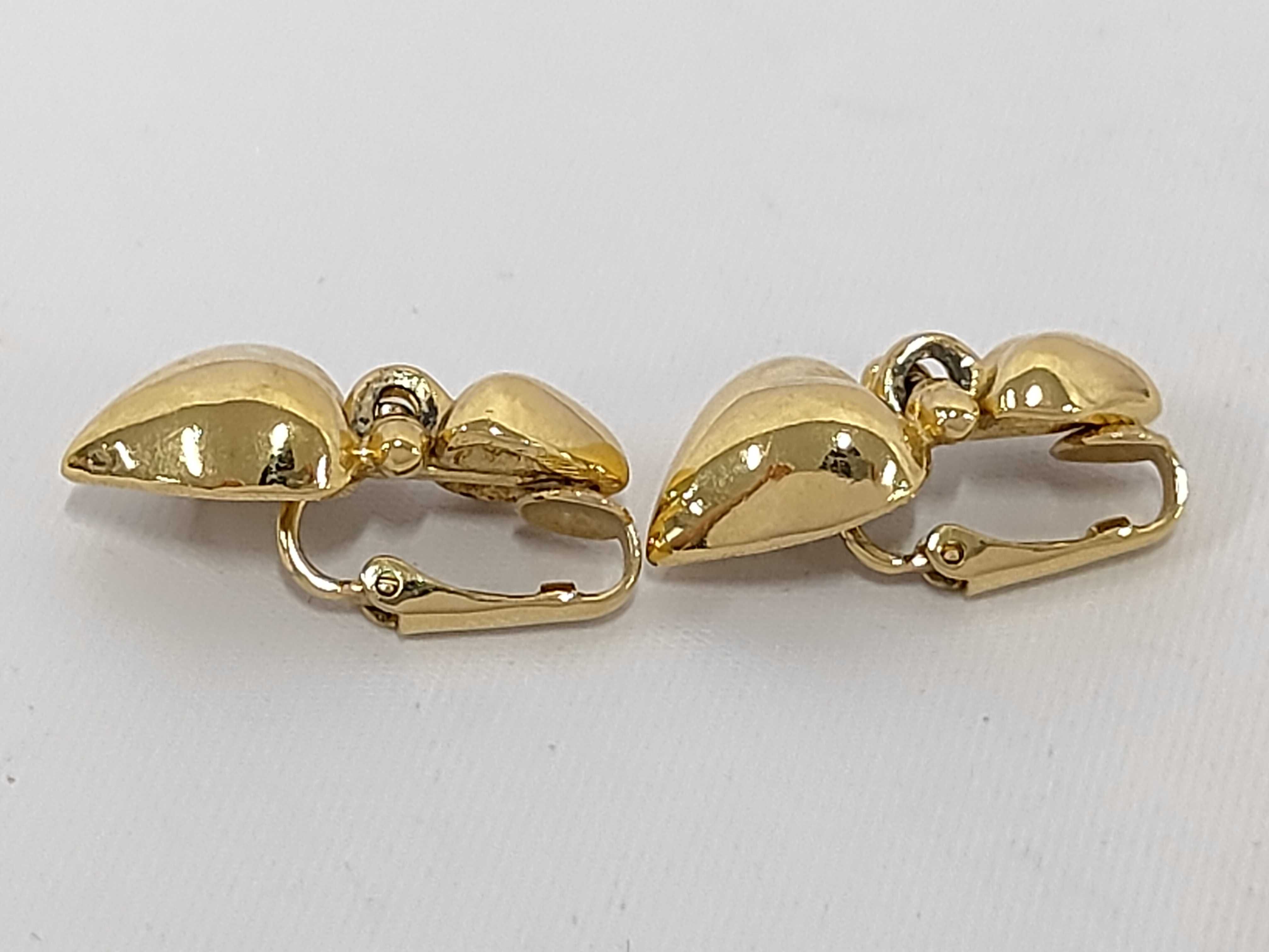 Heart Vintage Gold Earrings — view 2