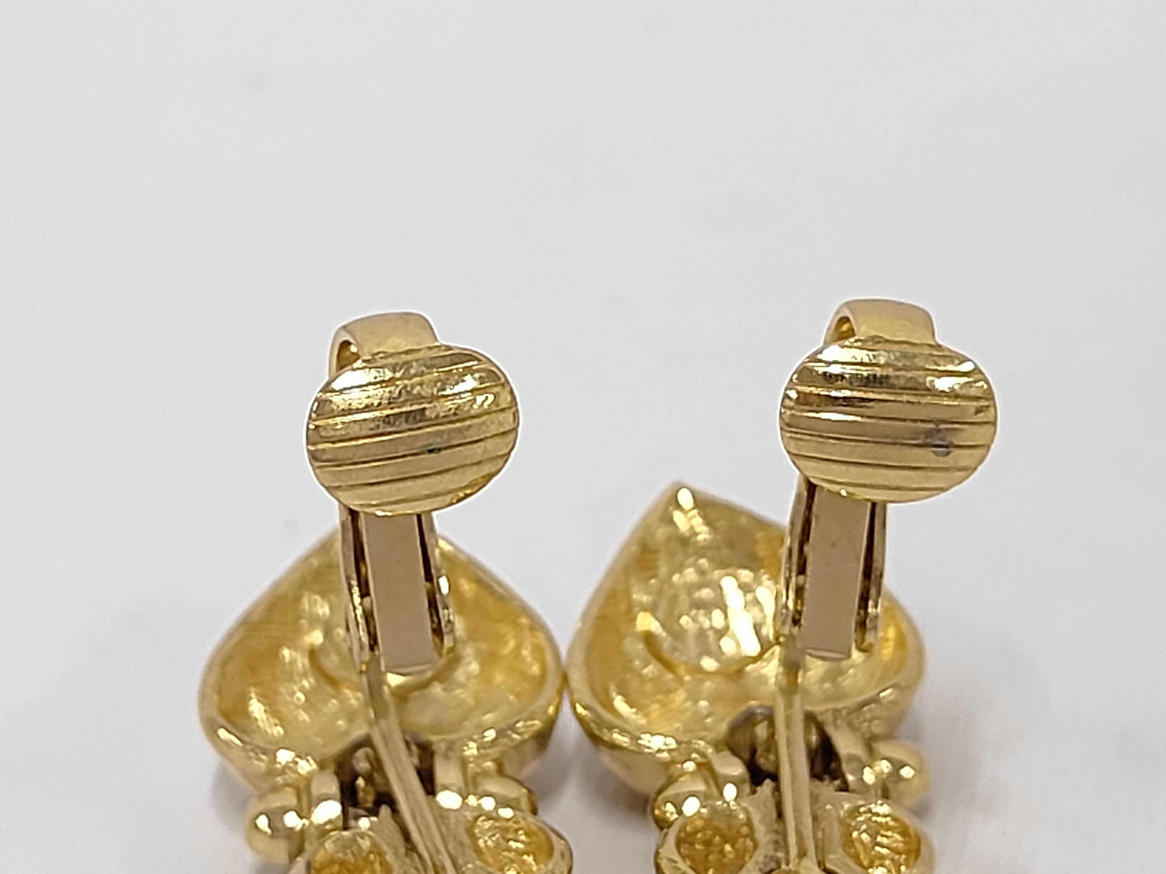 Heart Vintage Gold Earrings — view 5