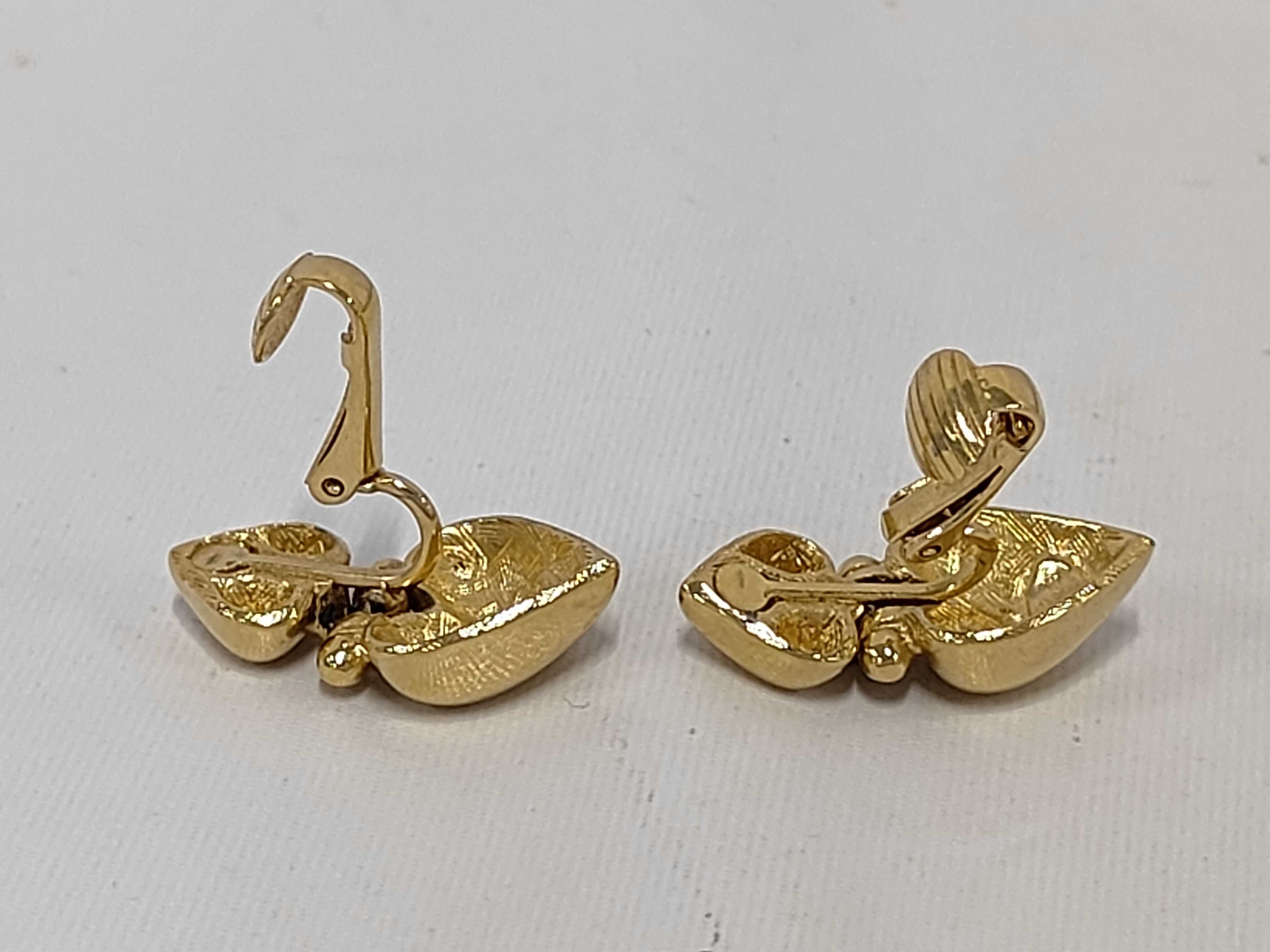 Heart Vintage Gold Earrings — view 6