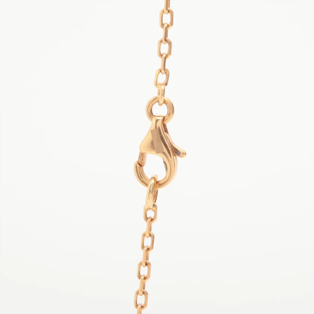 Trinity Diamond Necklace 750 (YG×PG×WG) 9.0g DQK715 Spring exposed Pull ring weak return — view 3