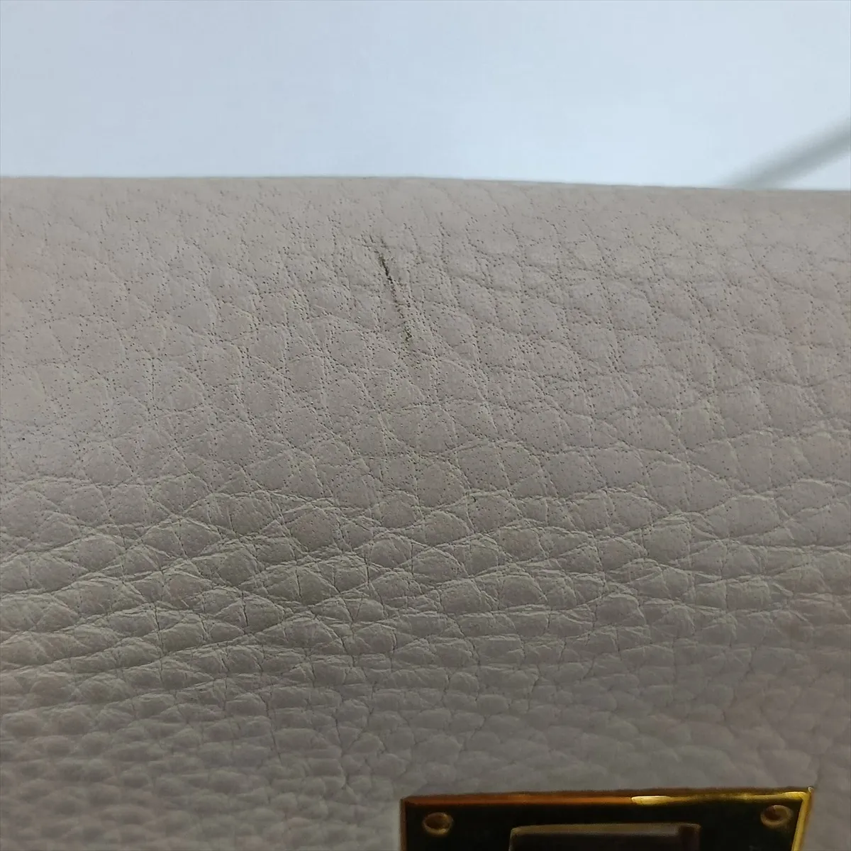 [Individually packaged] Hermes Kelly 35 Letournée Taurillon Clemence Beige Gold Hardware E: 2001 — view 14