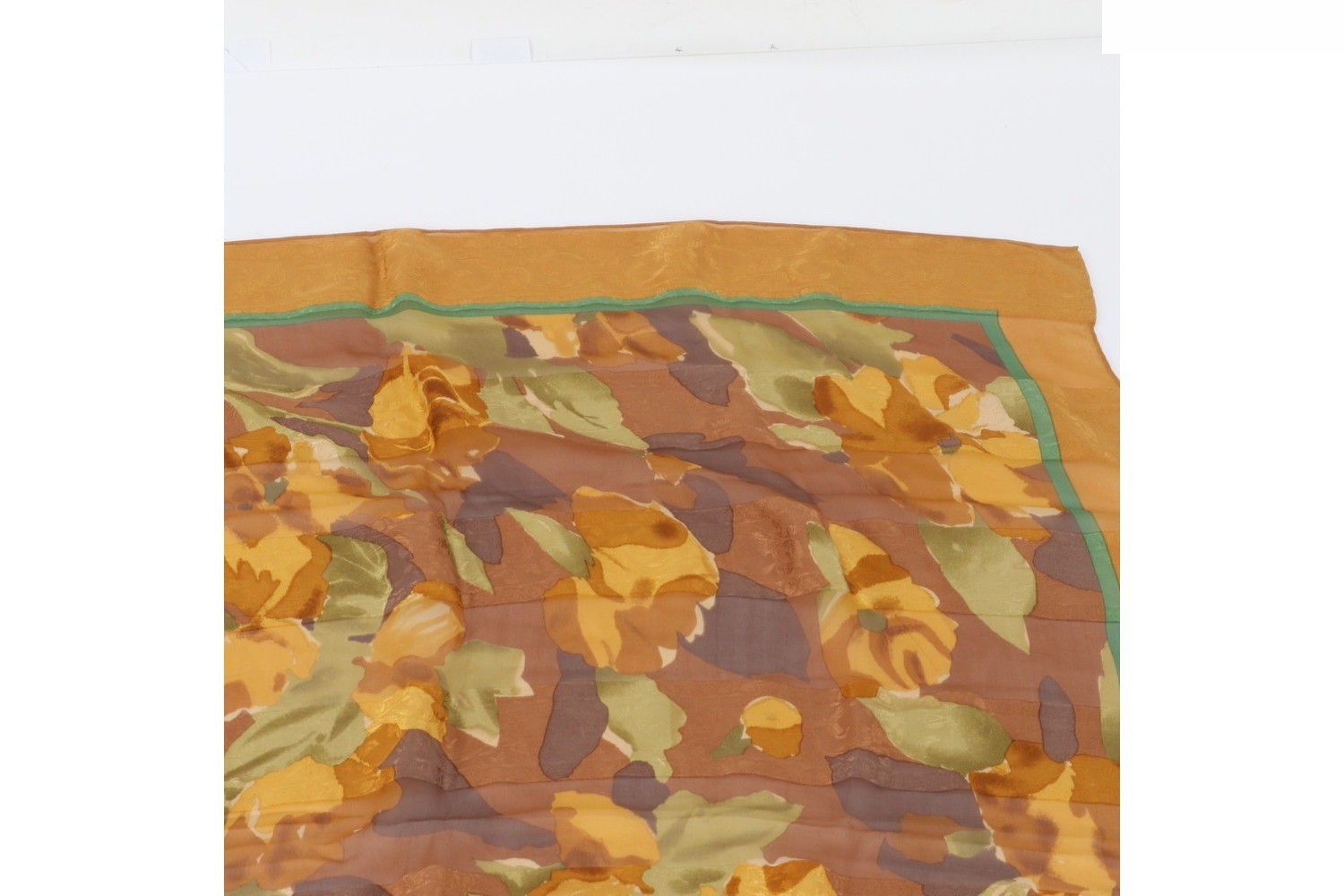 100% Silk Scarf with Tag — view 2