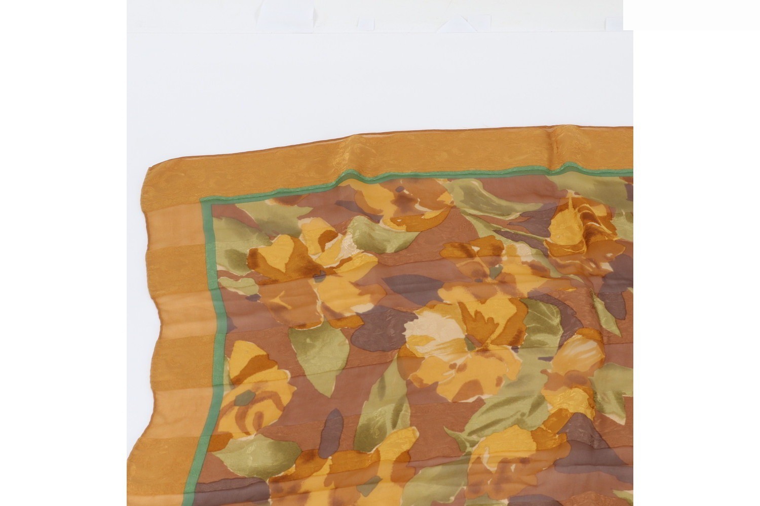100% Silk Scarf with Tag — view 3