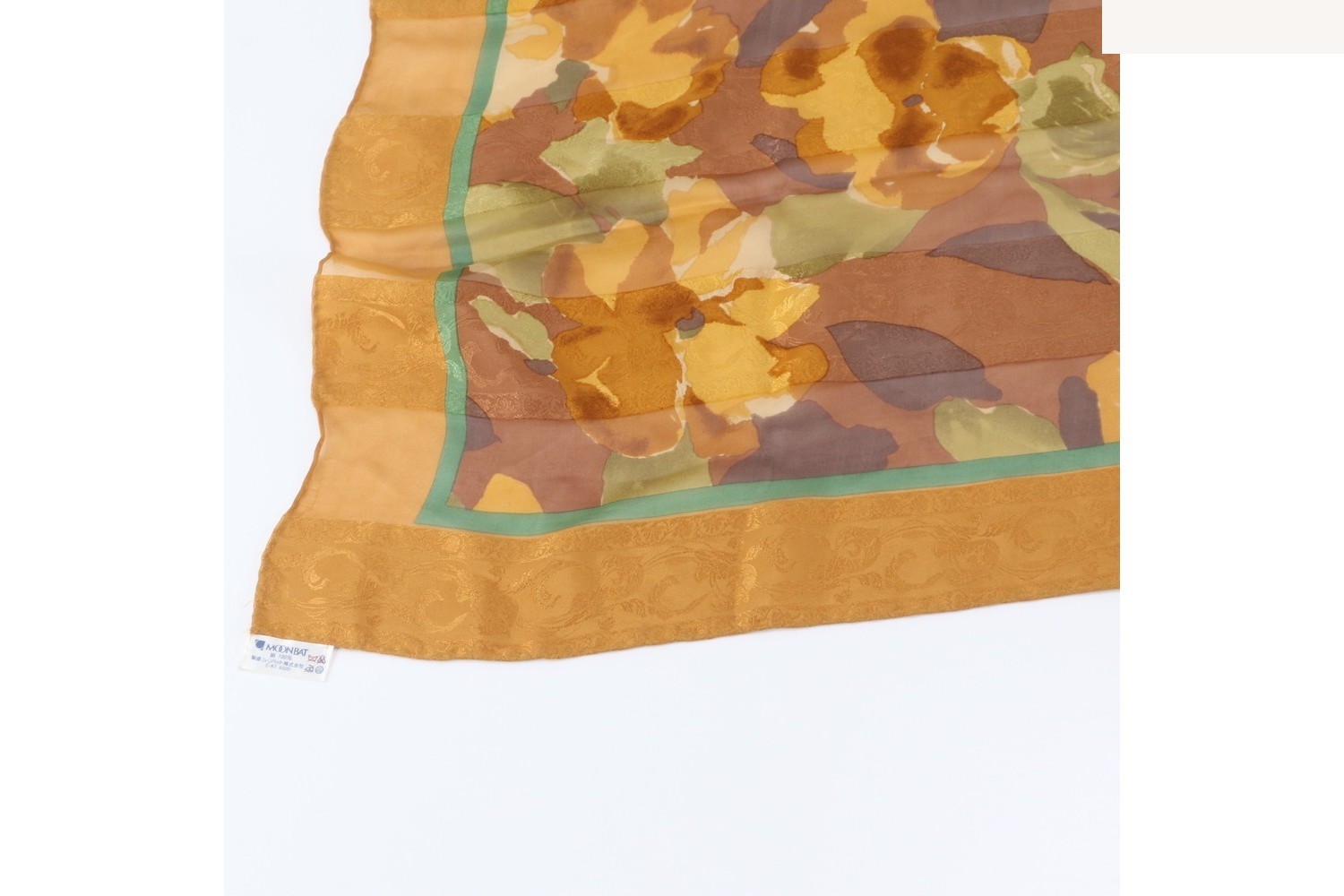 100% Silk Scarf with Tag — view 4