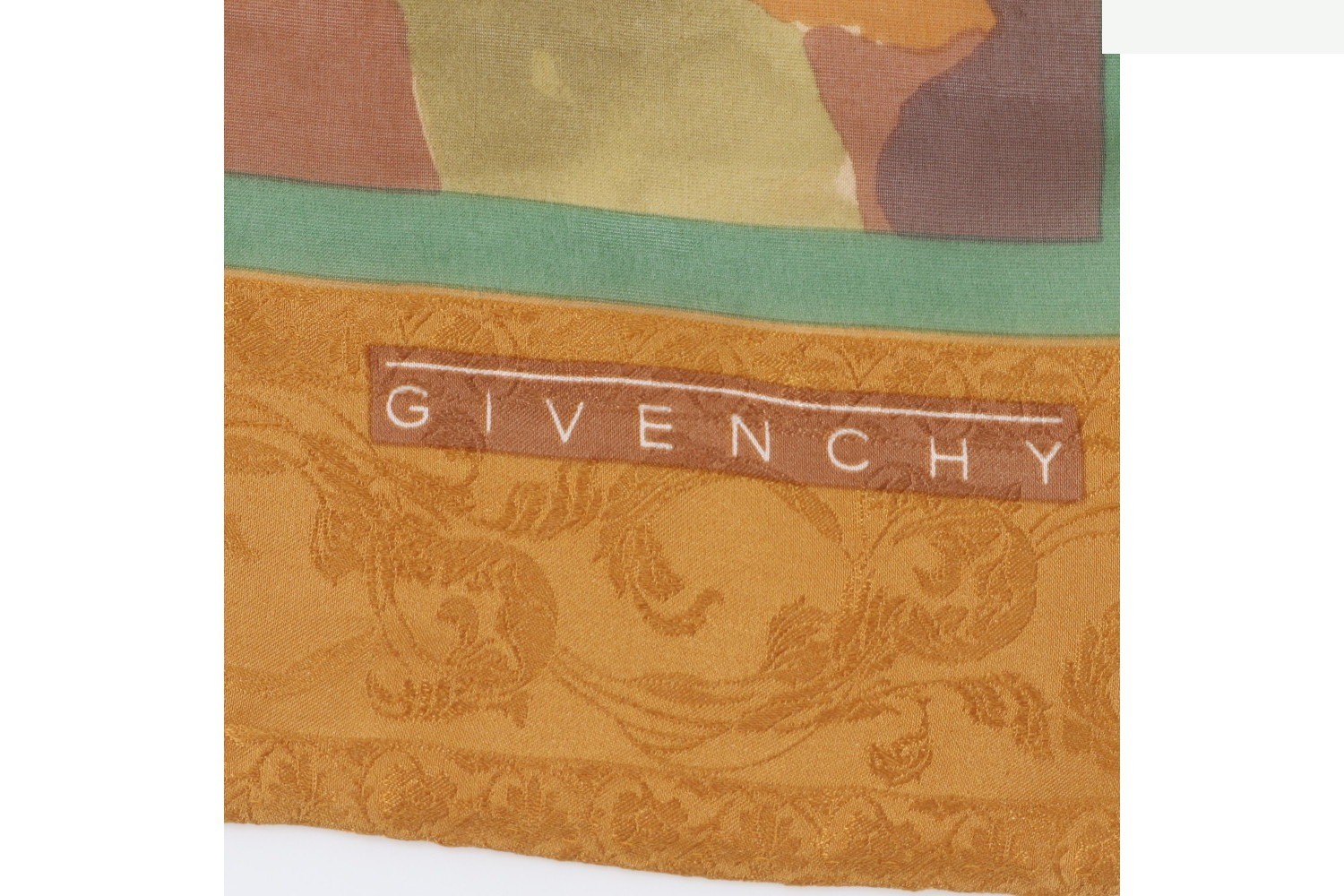 100% Silk Scarf with Tag — view 6