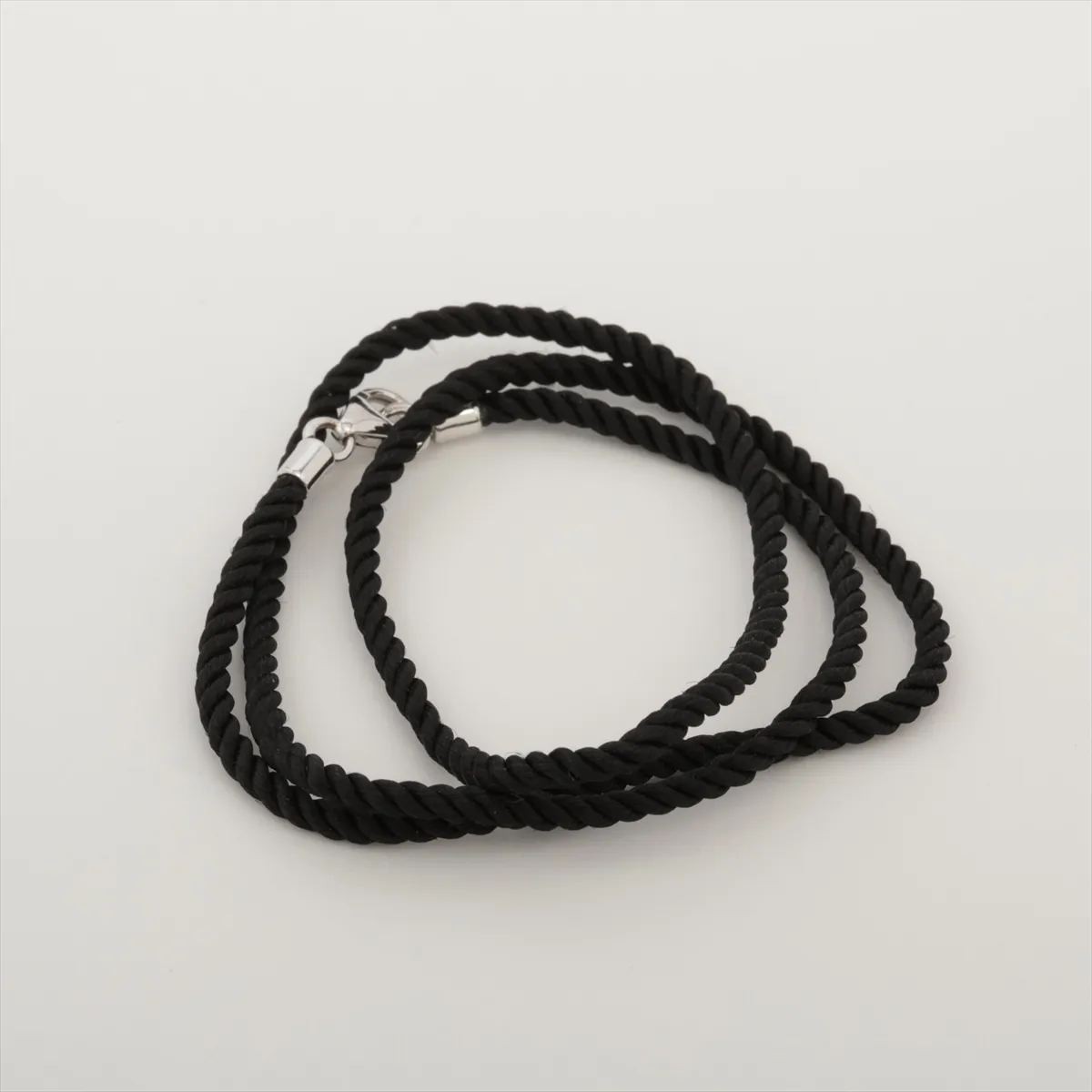 Astro Love Ring 750 (WG) 12.8g Size 51 I58148 Includes dents, metal wear, and a cord necklace (750 (WG)) totaling 1.6g. Cord is slightly twisted. B4039351 — view 5