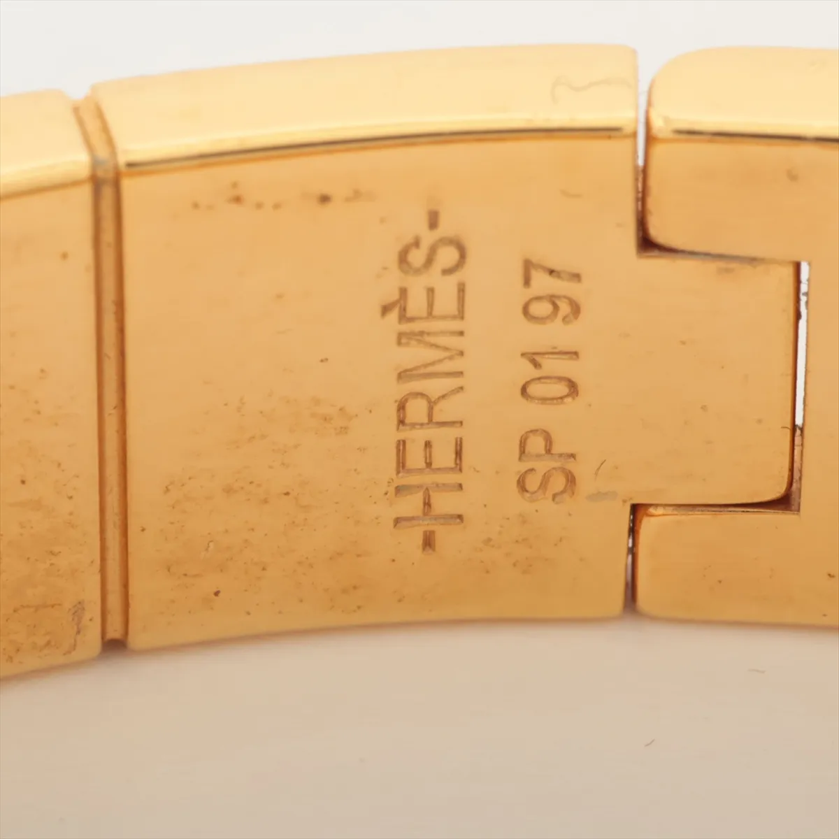 Charnière Fan SP0197 Bangle GP Marron Glace x Gold — view 6