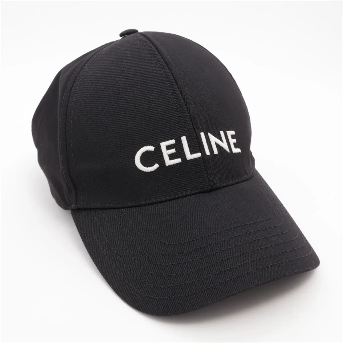2AUA1242N Logo Cap, Size L, Polyester x Cotton, Black. — view 2