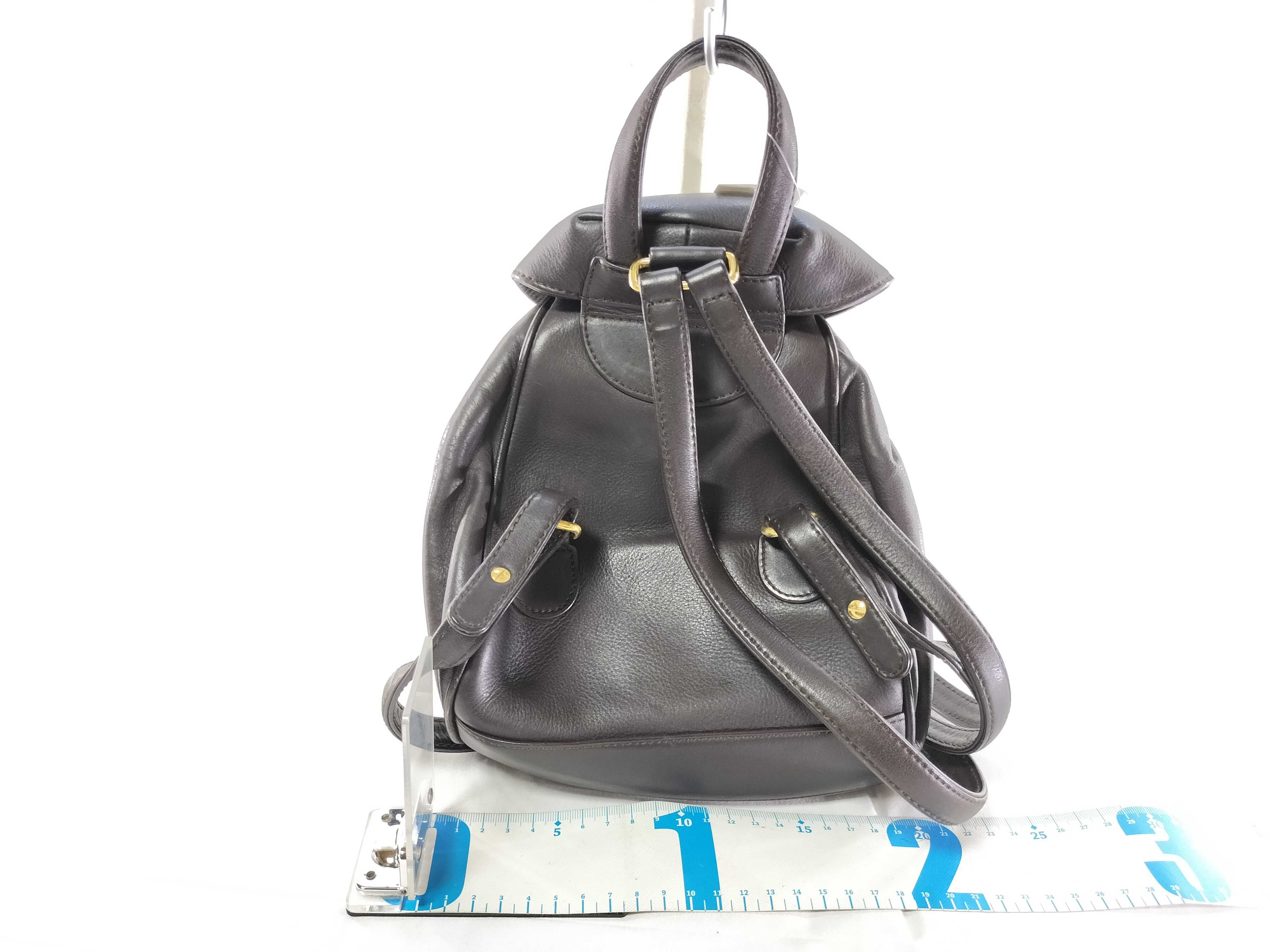 Backpack with CD Logo, Brown — view 2