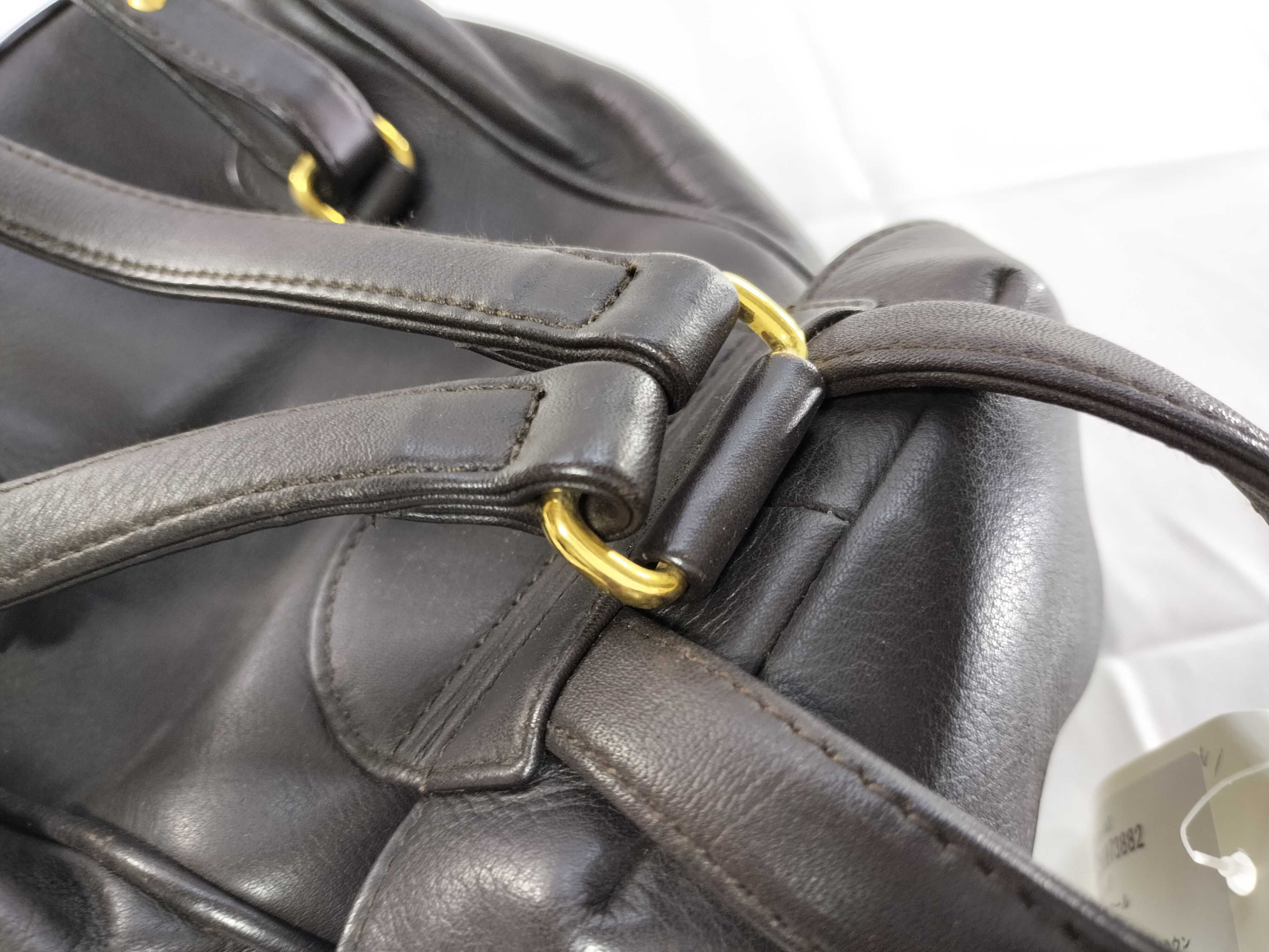 Backpack with CD Logo, Brown — view 4