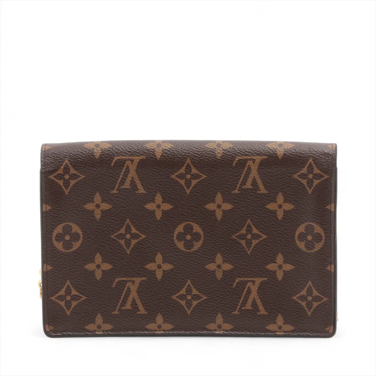 Monogram Portefeuille Flor Chain M67405 Serial Unknown Brown — view 2