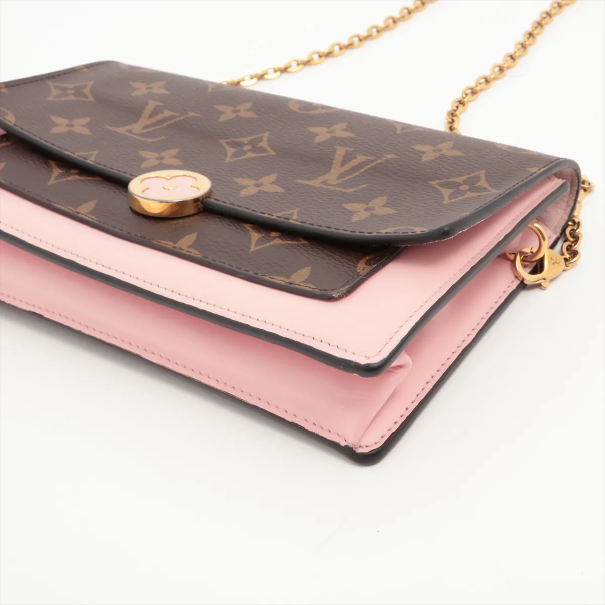 Monogram Portefeuille Flor Chain M67405 Serial Unknown Brown — view 3
