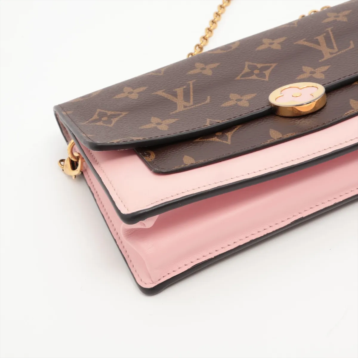 Monogram Portefeuille Flor Chain M67405 Serial Unknown Brown — view 4
