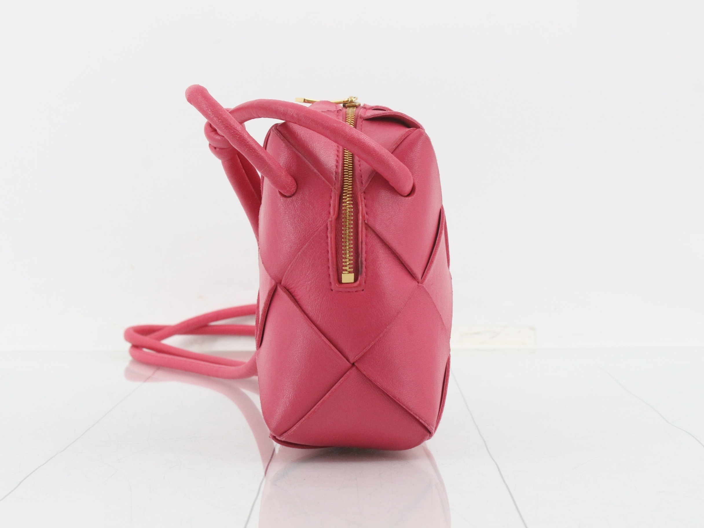 Maxi Intrecciato Mini Cassette Camera Bag Shoulder Bag — view 3